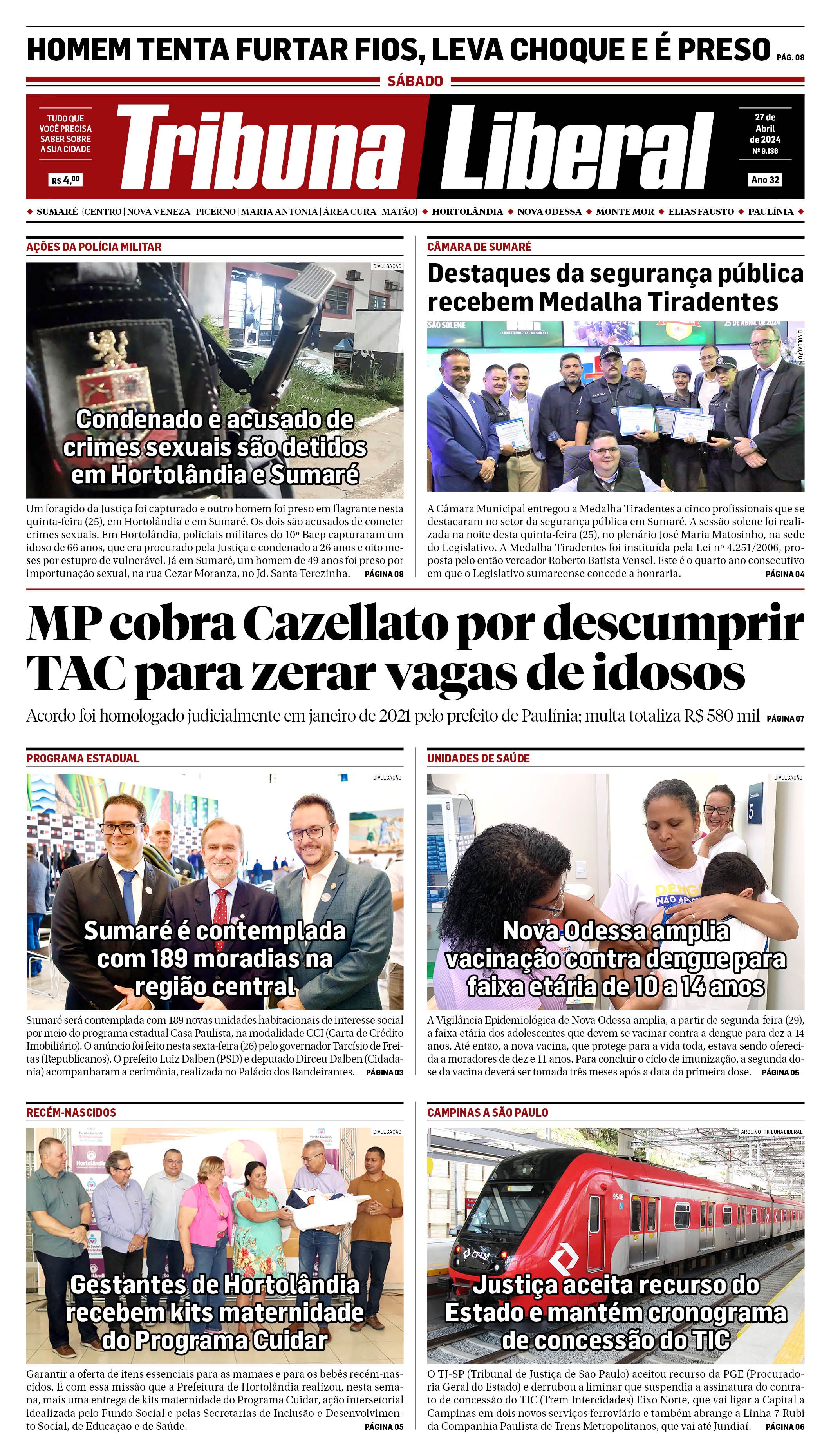 Edição de Sábado - 27-04-2024