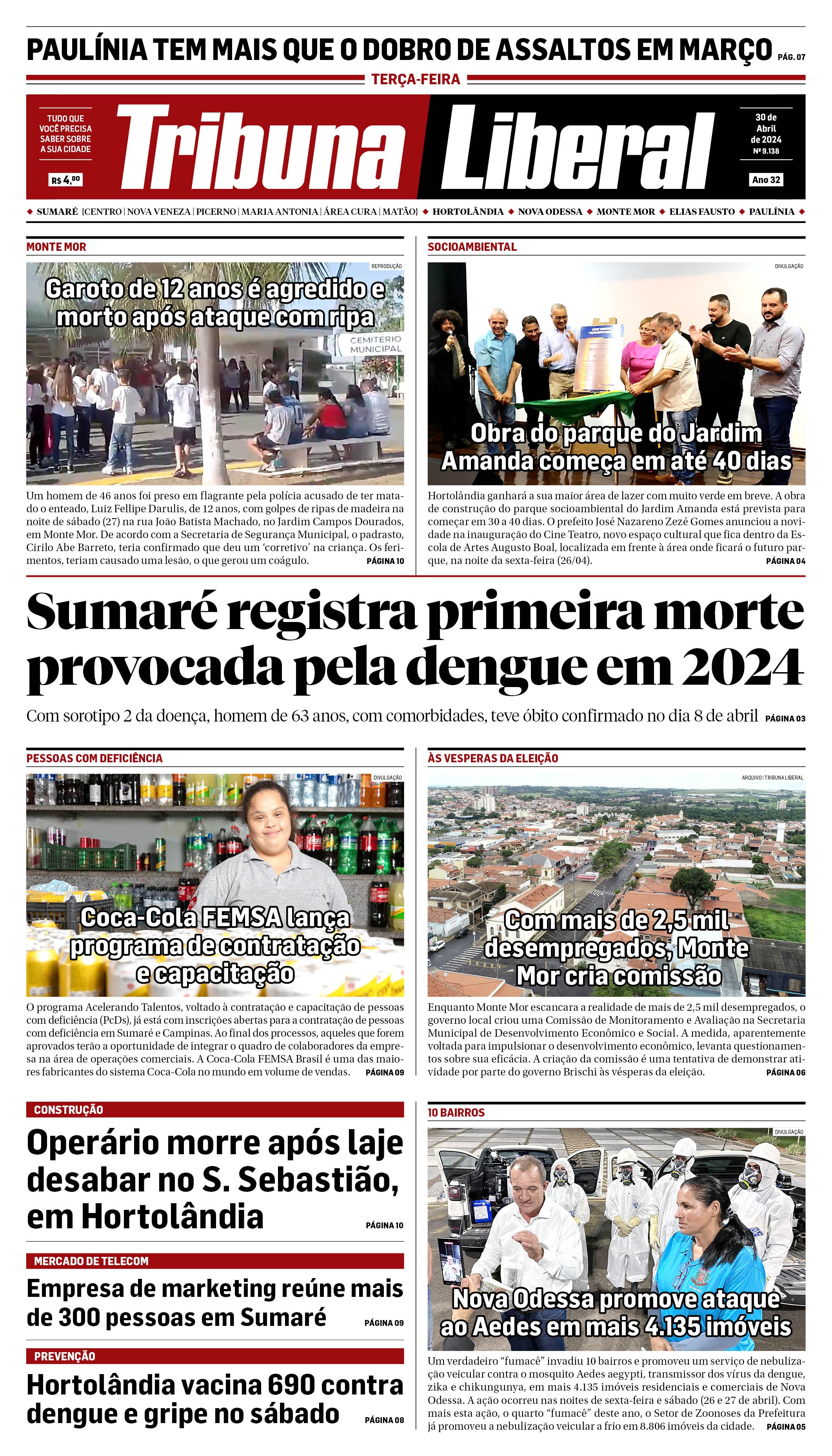 Edição de Domingo - 30-04-2024