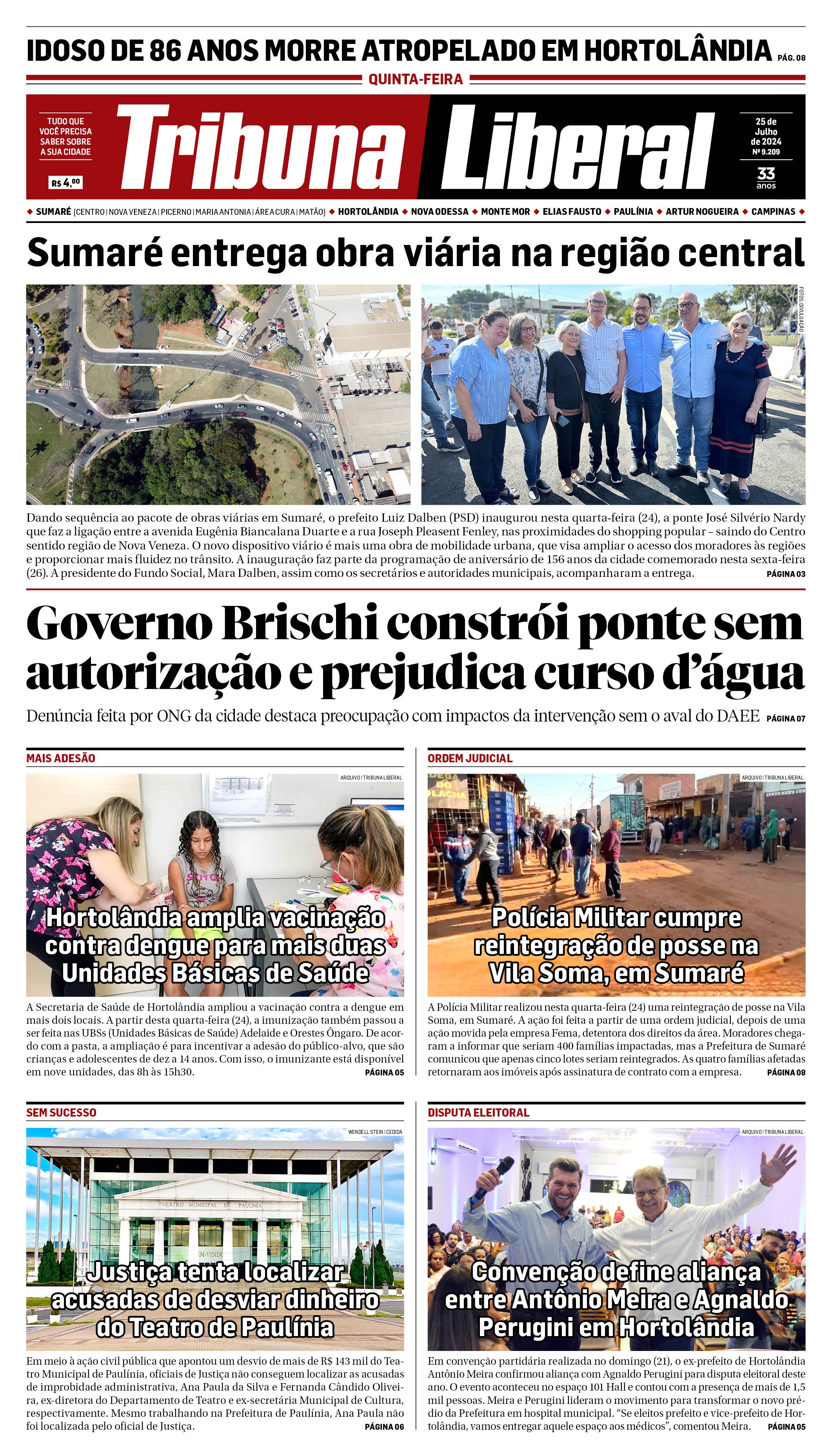 Edição de Quinta-Feira - 25-07-2024