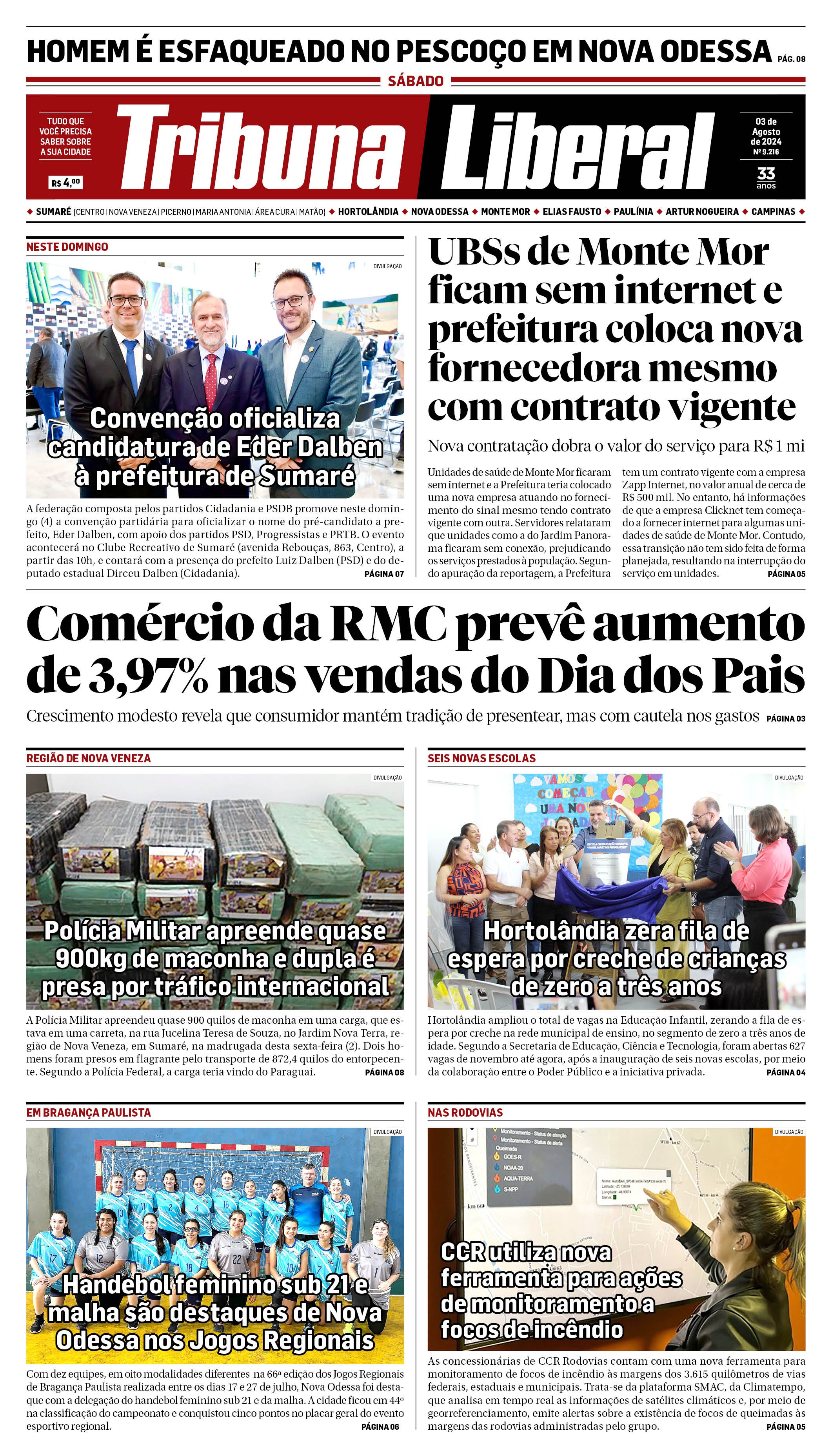 Edição de Sábado - 03-08-2024