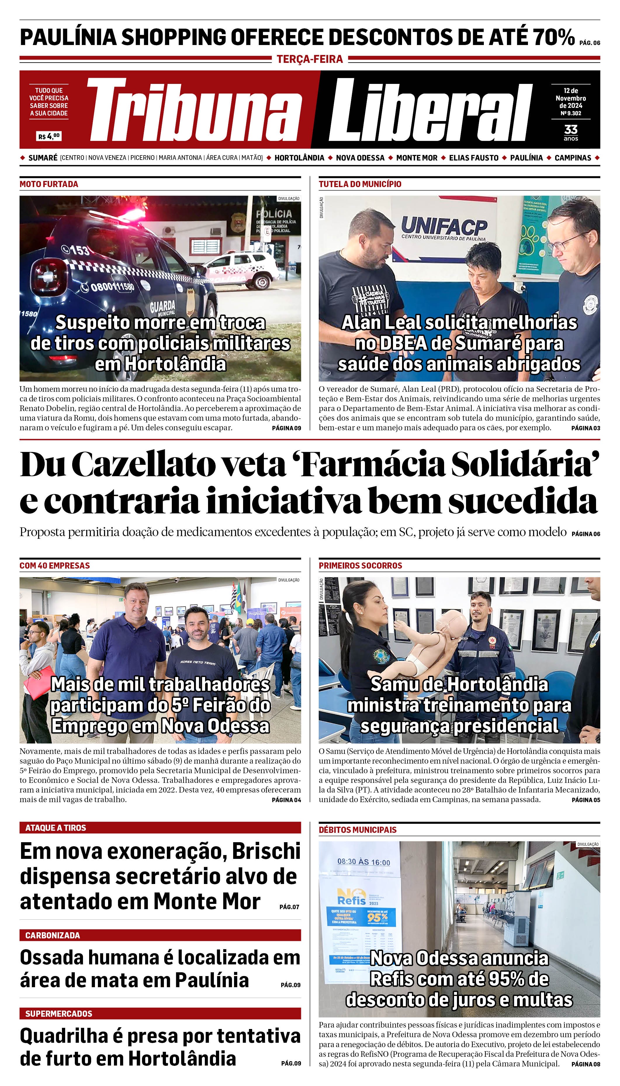 Edição de Terça-Feira - 12-11-2024