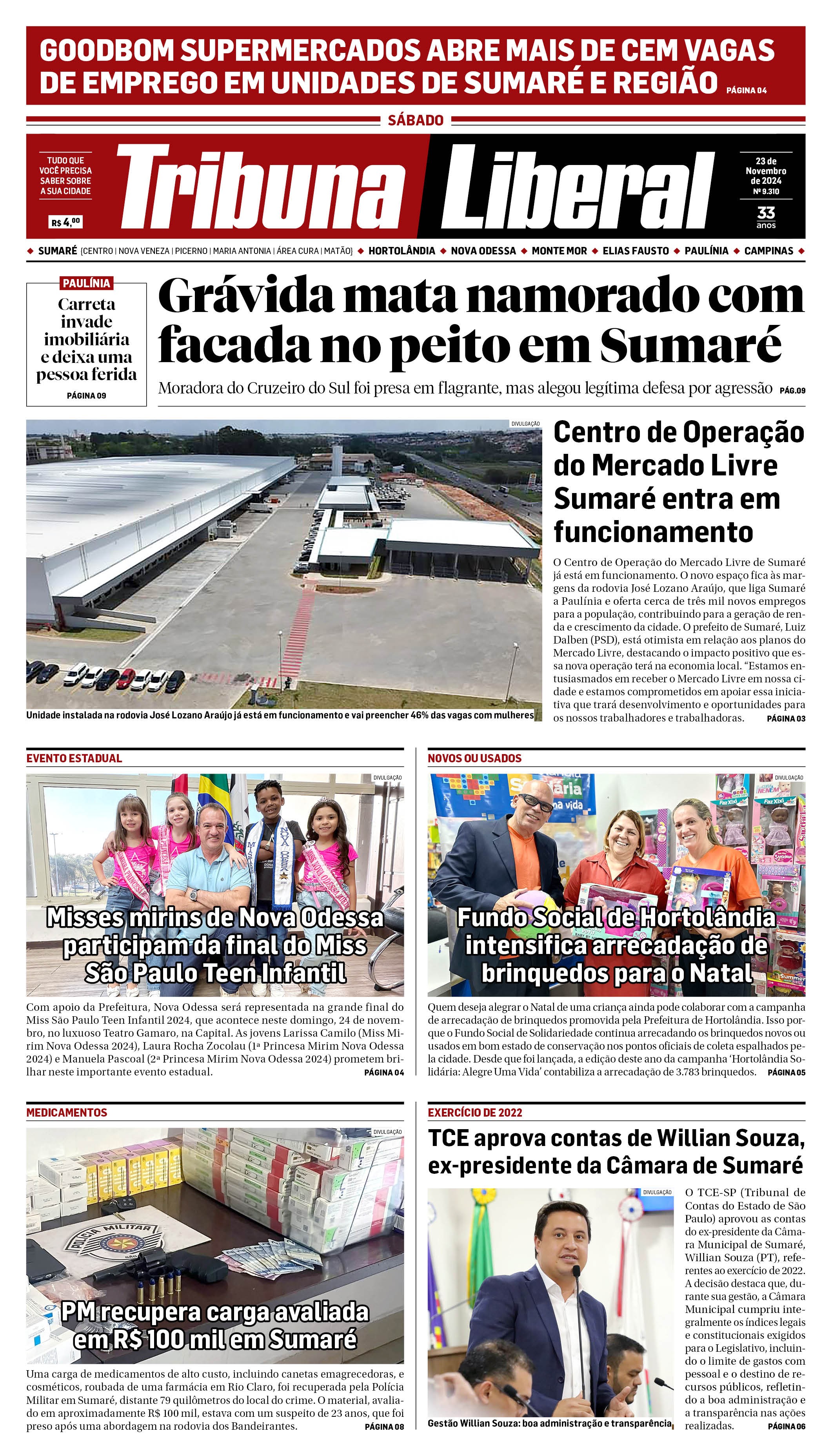 Edição de Sábado - 23-11-2024