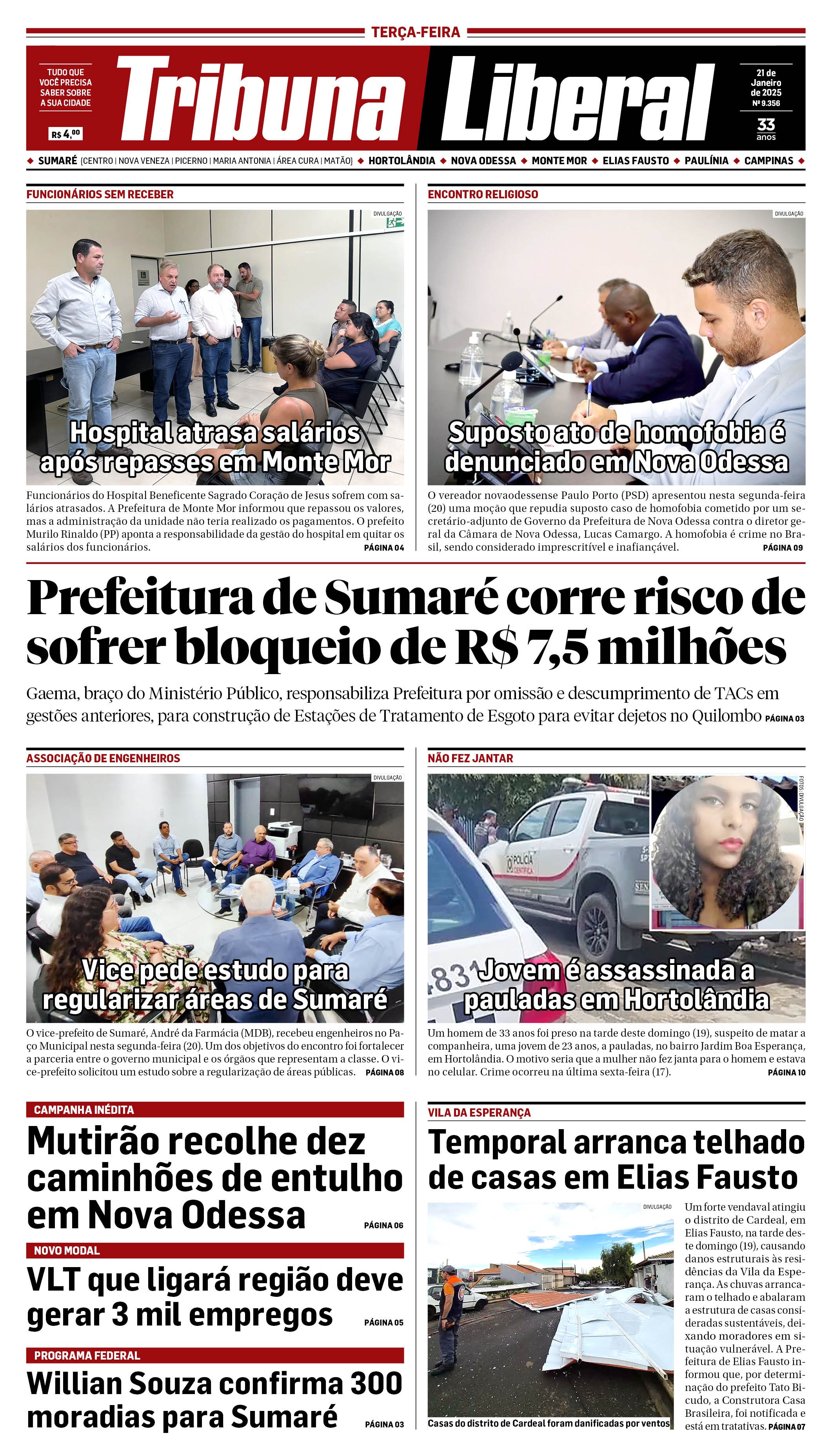 Edição de Terça-Feira - 21-01-2025