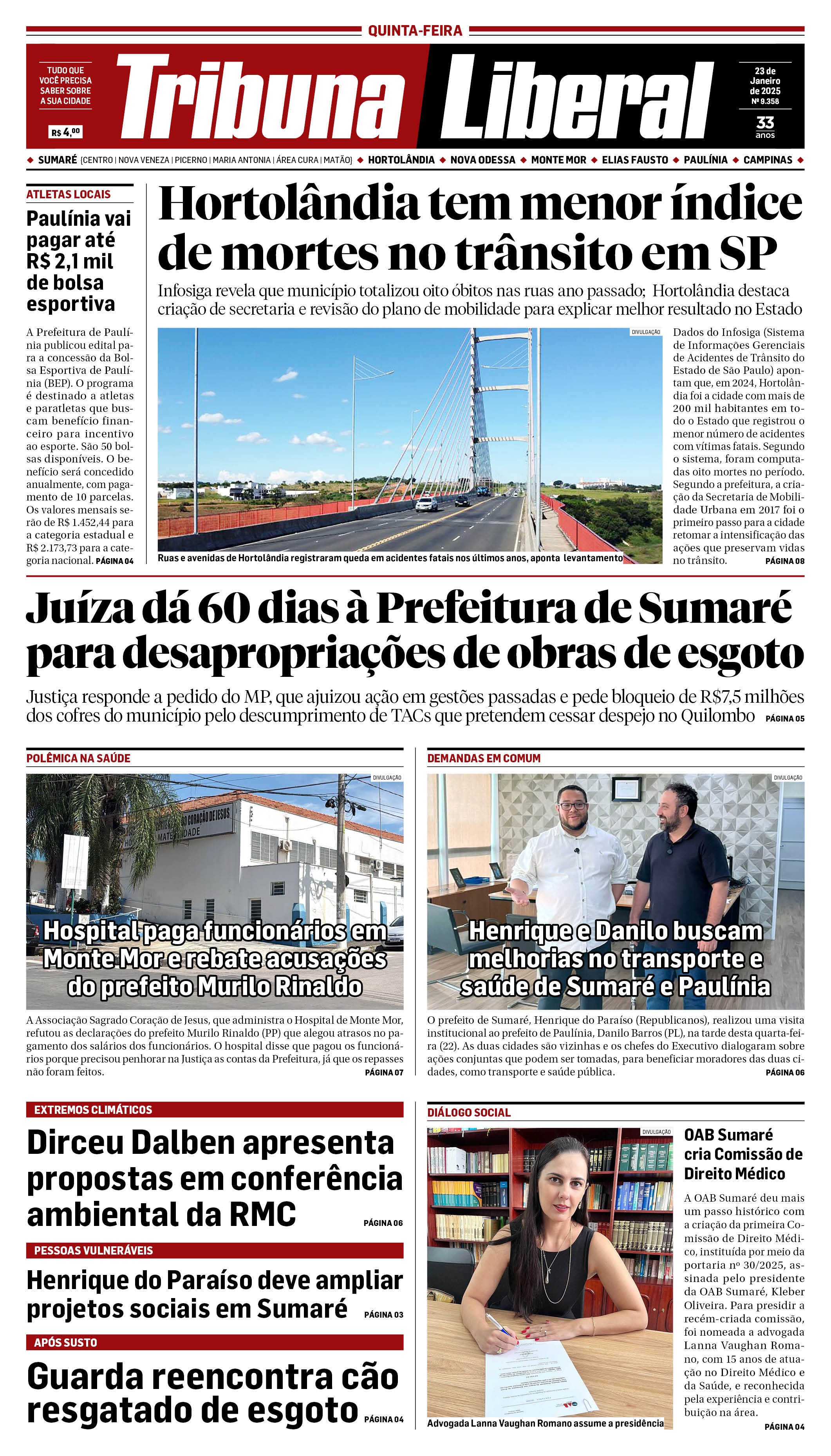 Edição de Quinta-Feira - 23-01-2025