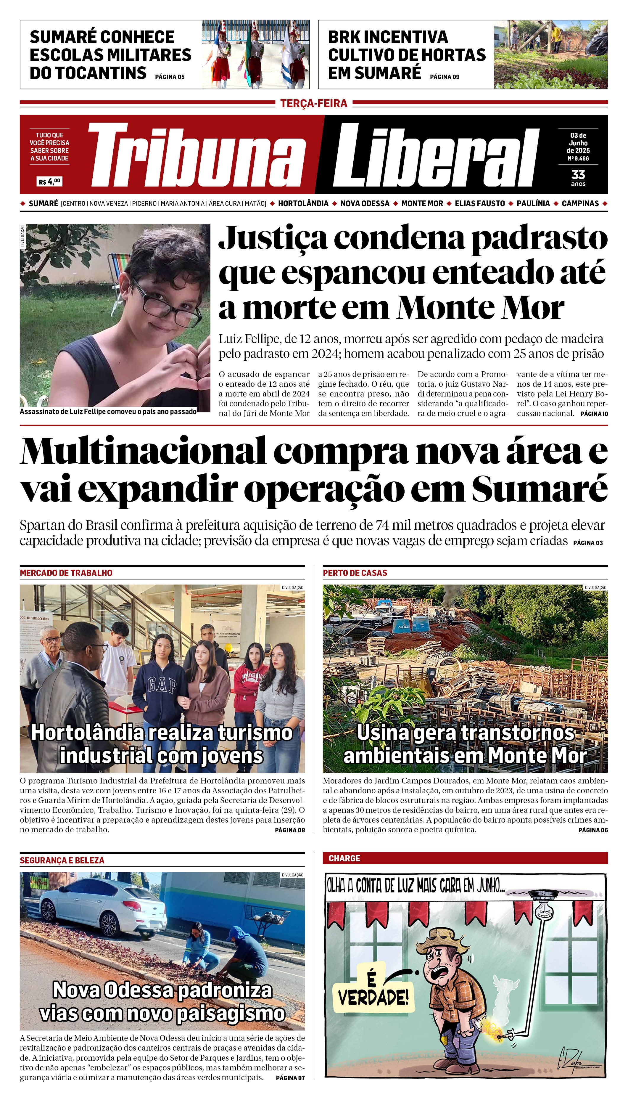 Edição de Terça-Feira - 03-06-2025