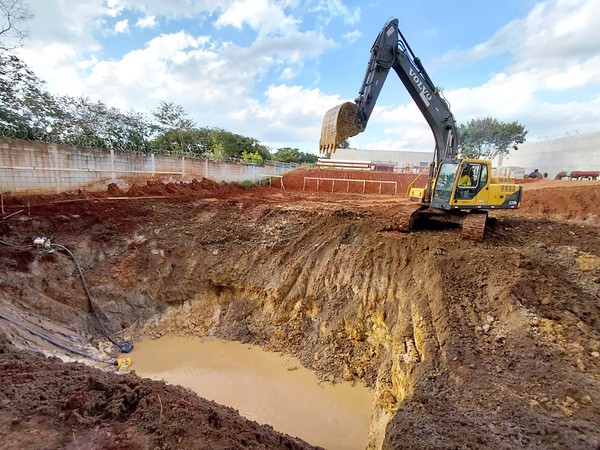 Obras da nova ETE Tijuco Preto, em Sumaré, têm 48% de avanço, diz BRK