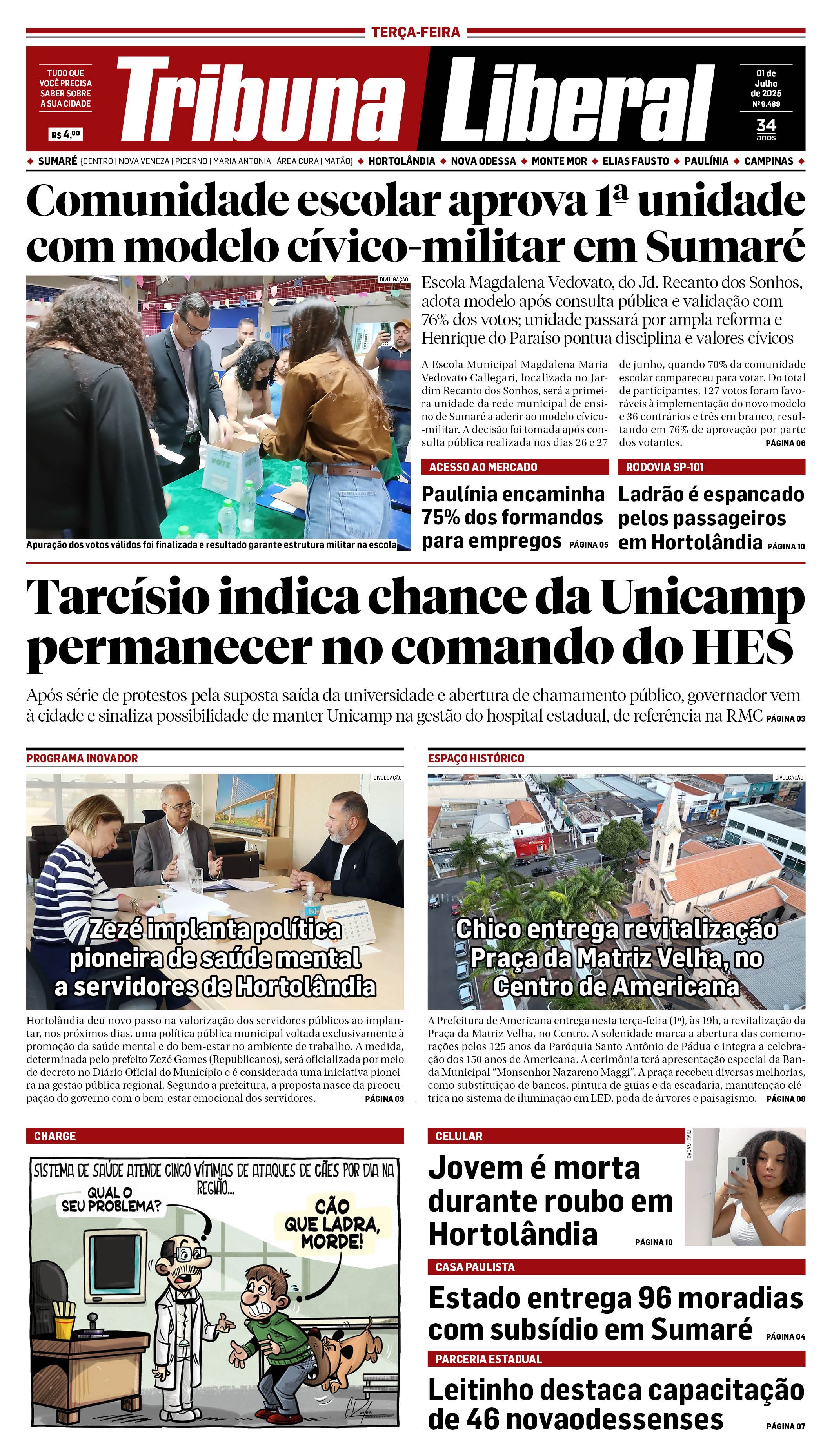 Edição de Terça-Feira - 01-07-2025