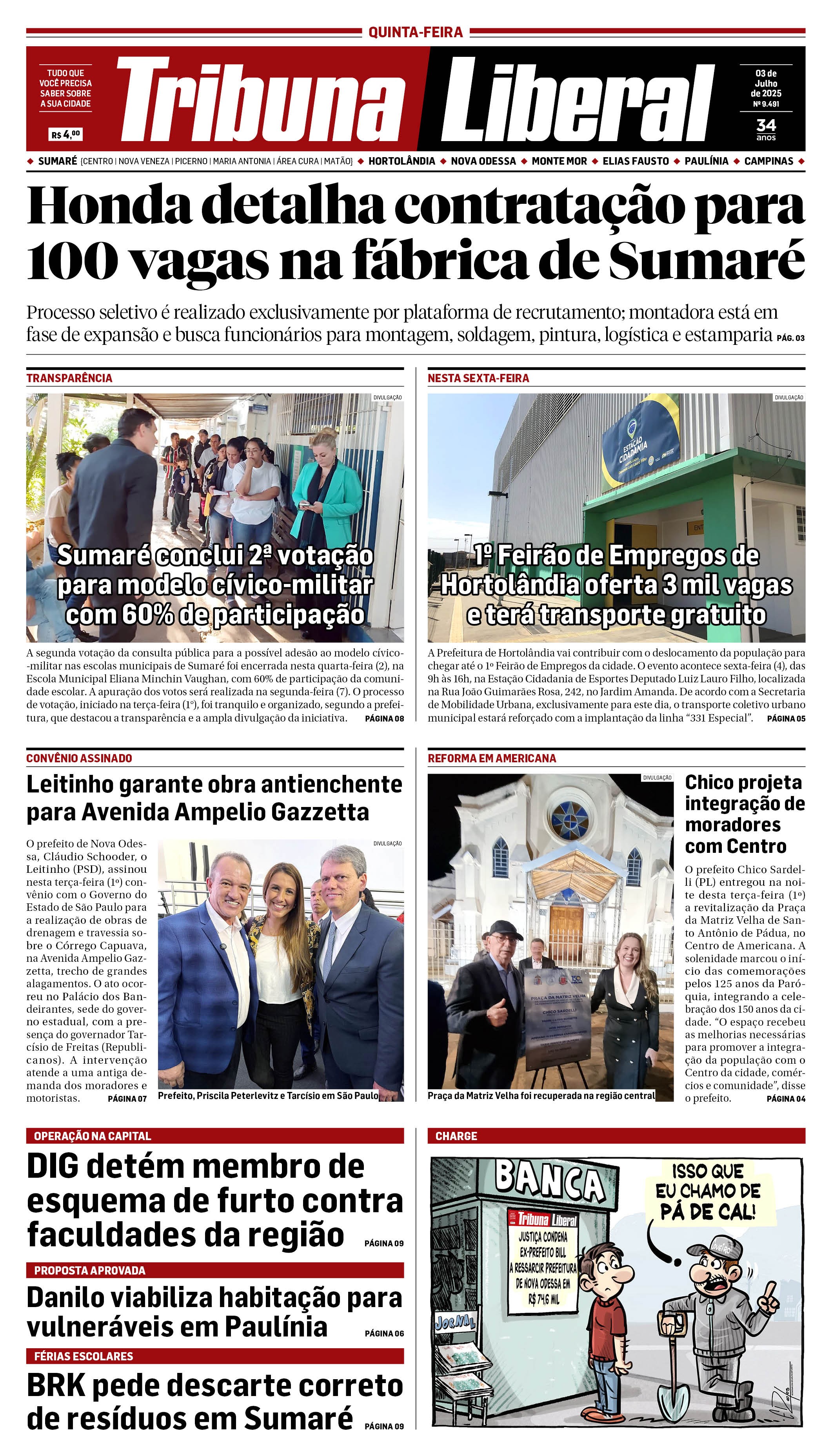 Edição de Quinta-Feira - 03-07-2025