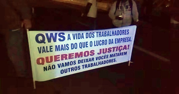 Protesto por morte de funcionário bloqueia SP-332, em Paulínia