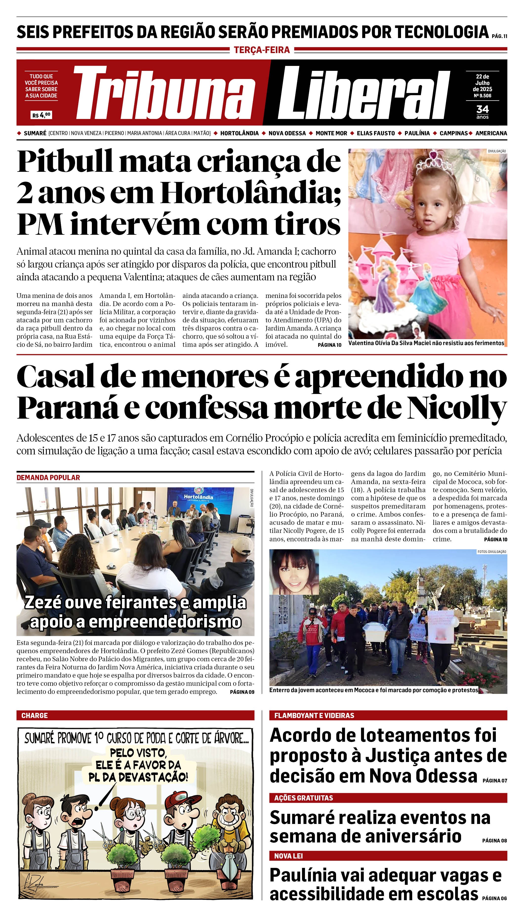 EdIção de Terça-Feira - 22-07-2025