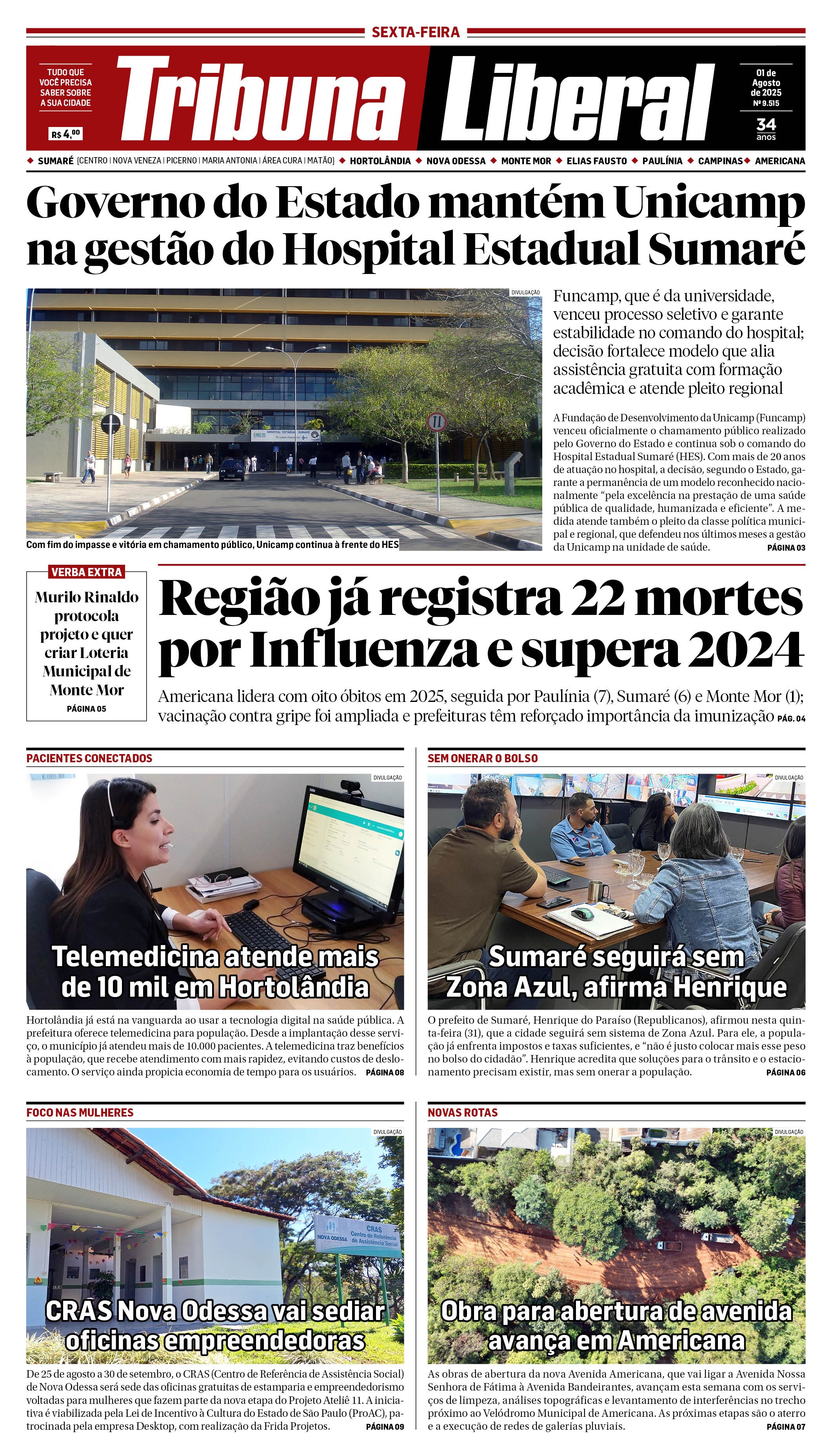 Edição de Sexta-Feira - 01-08-2025