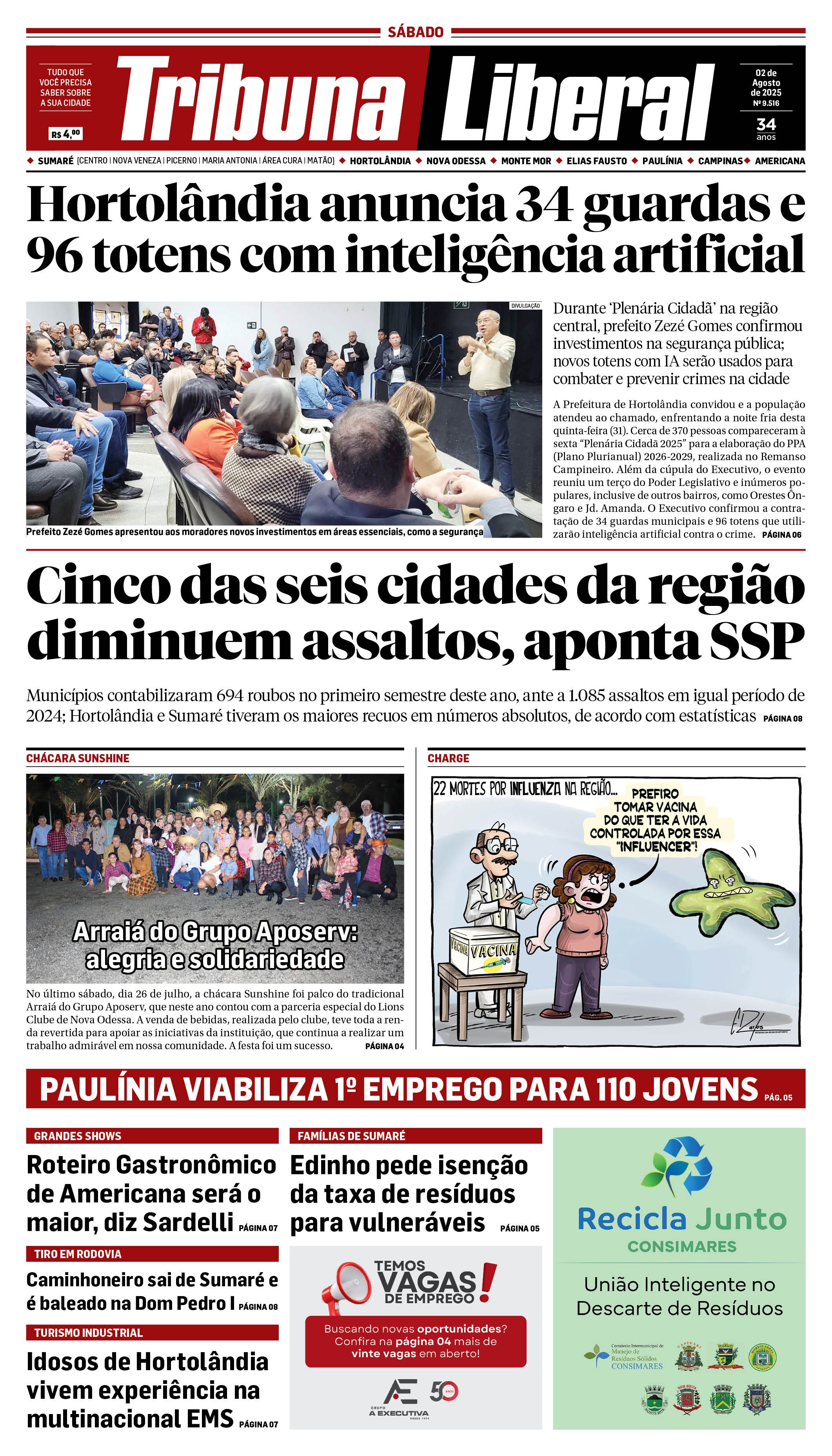 Edição de Sábado - 02-08-2025