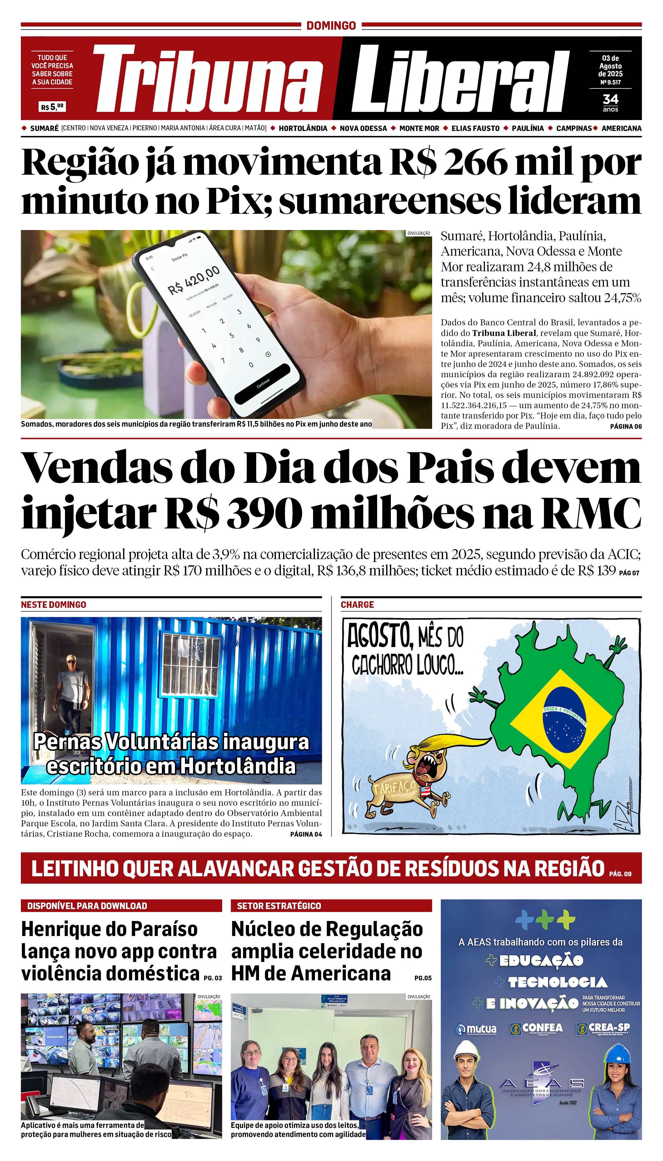 Edição de Domingo - 03-08-2025