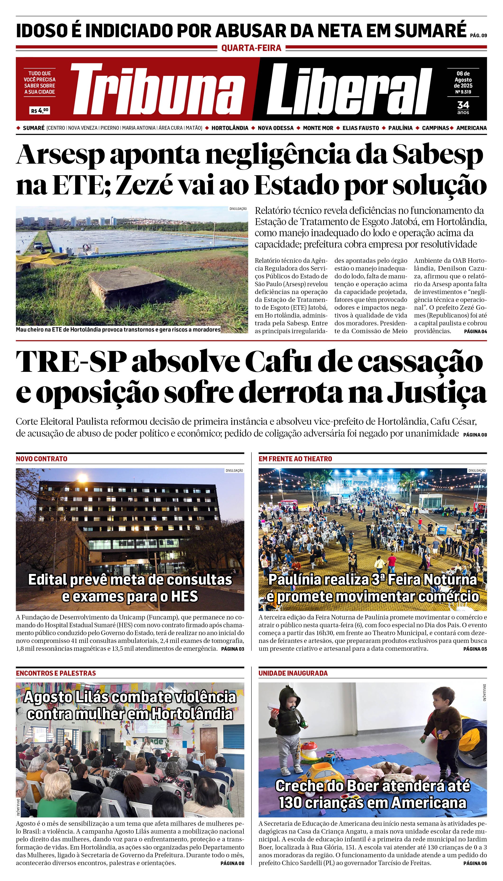 Edição de Quarta-Feira - 06-08-2025