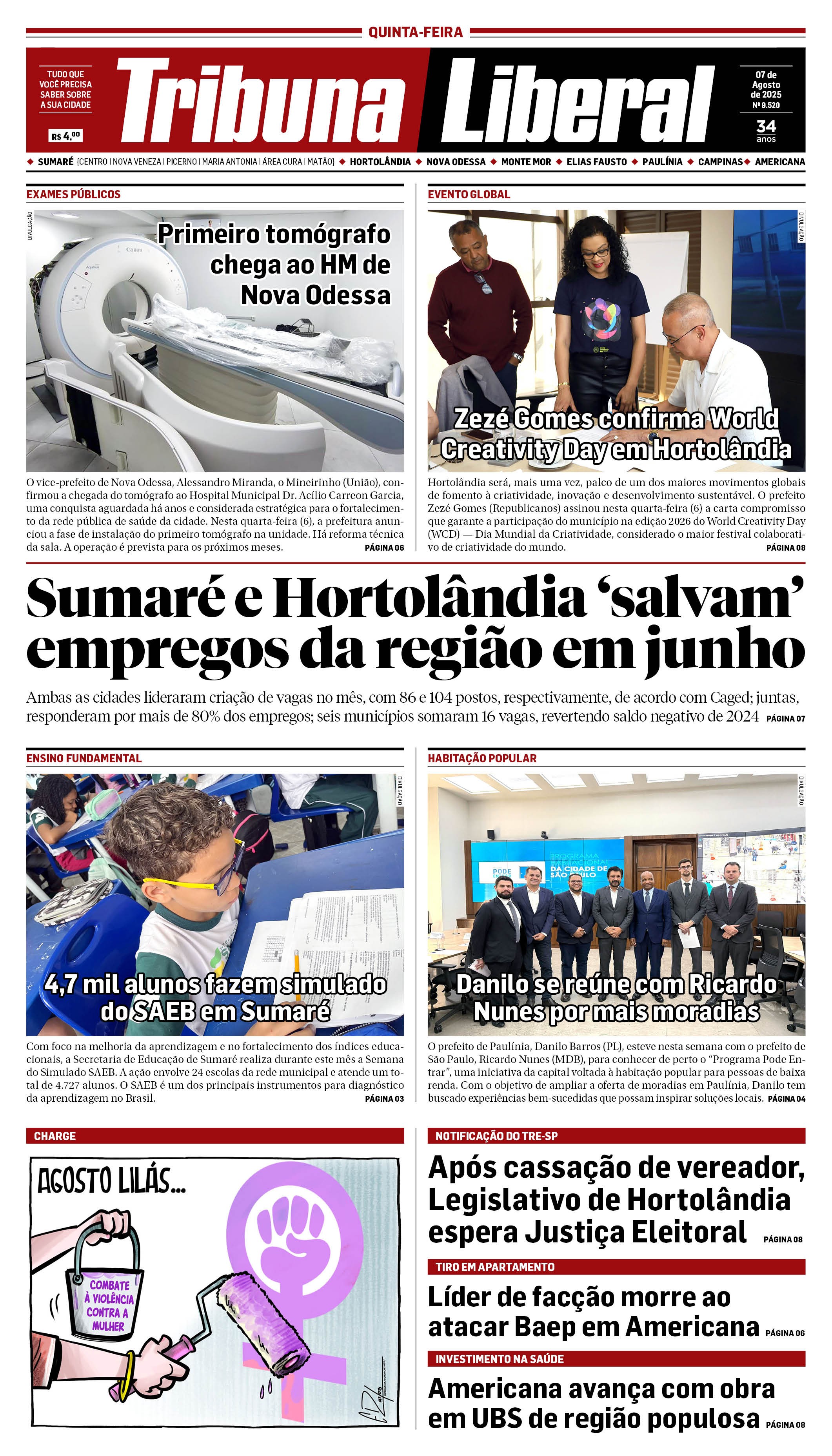 Edição de Quinta-Feira - 07-08-2025