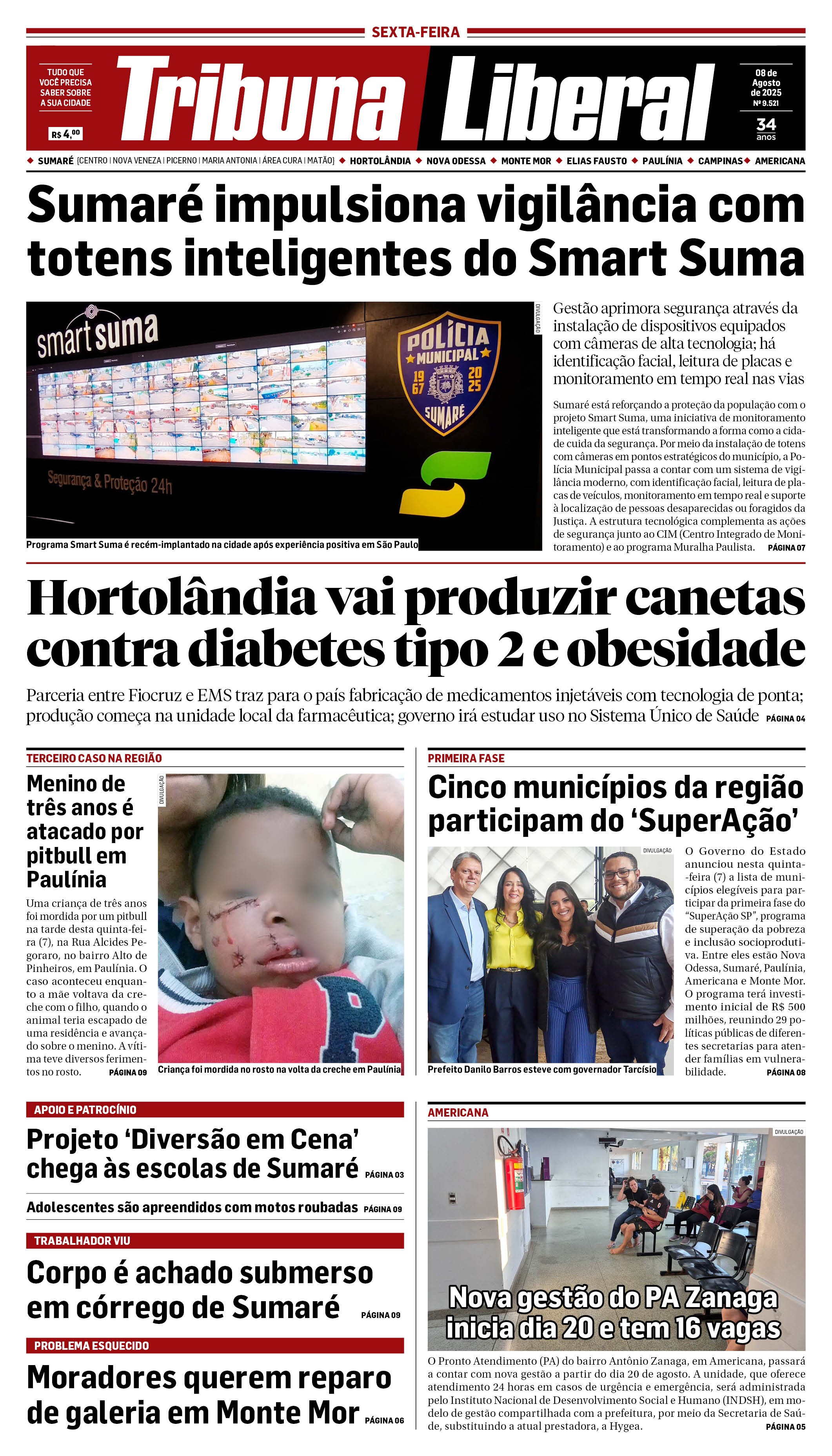 Edição de Sexta-Feira - 08-08-2025