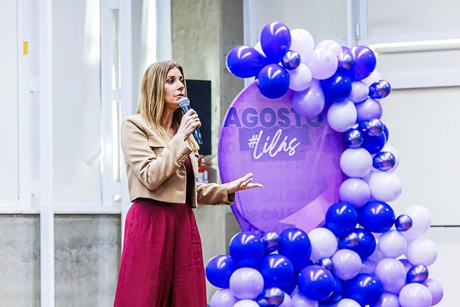 Paulínia abraça ‘Agosto Lilás’ e abertura conta com mais de 150 pessoas