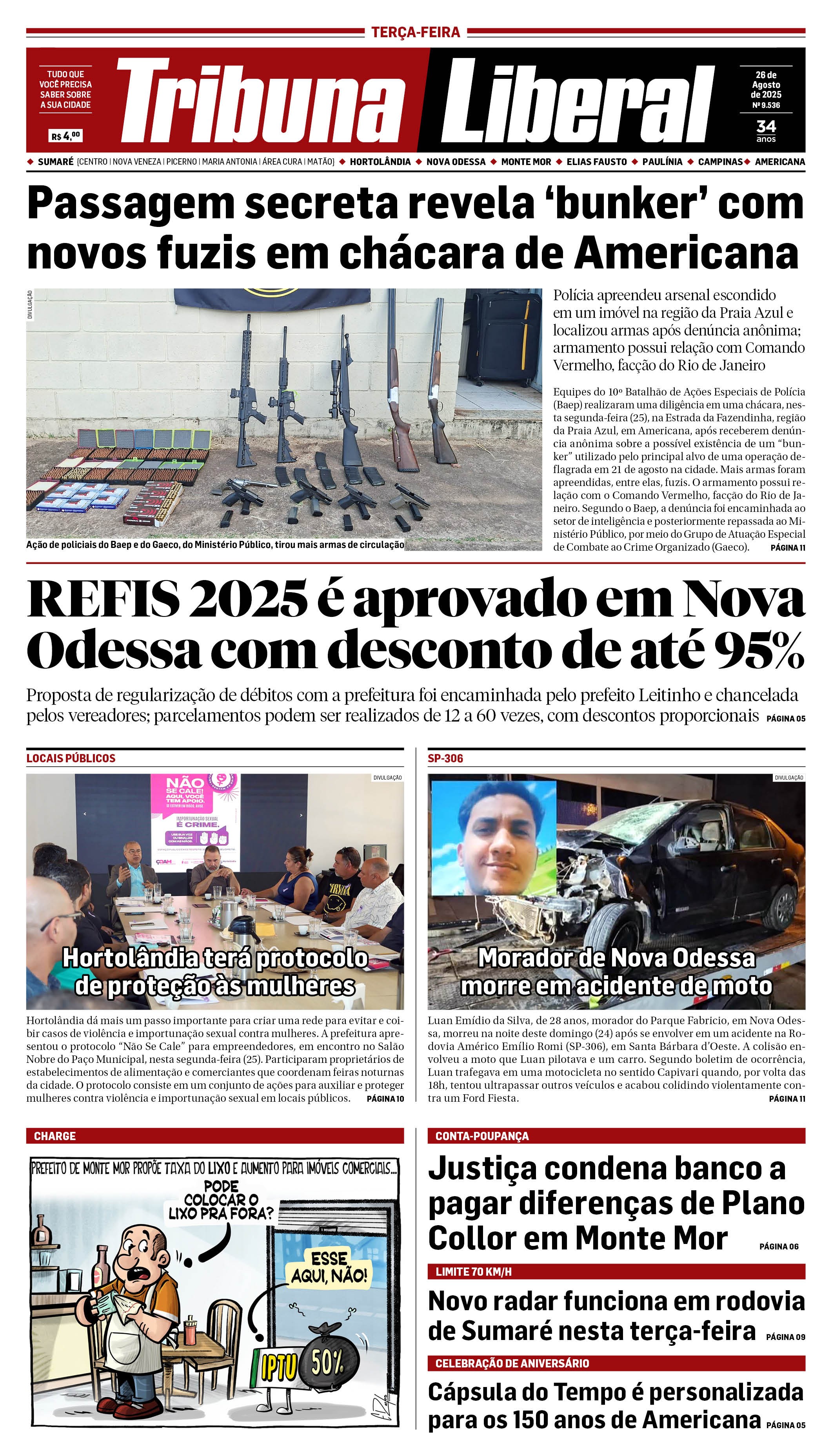 Edição de Terça-Feira - 26-08-2025