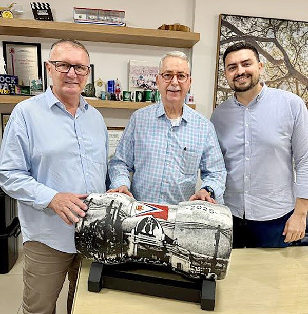 Cápsula do Tempo é personalizada com pintura que vai homenagear os 150 anos da fundação de Americana