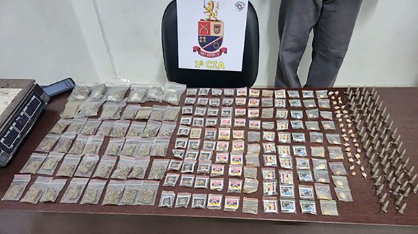 PM apreende grande quantidade de drogas na Vila Soma, em Sumaré