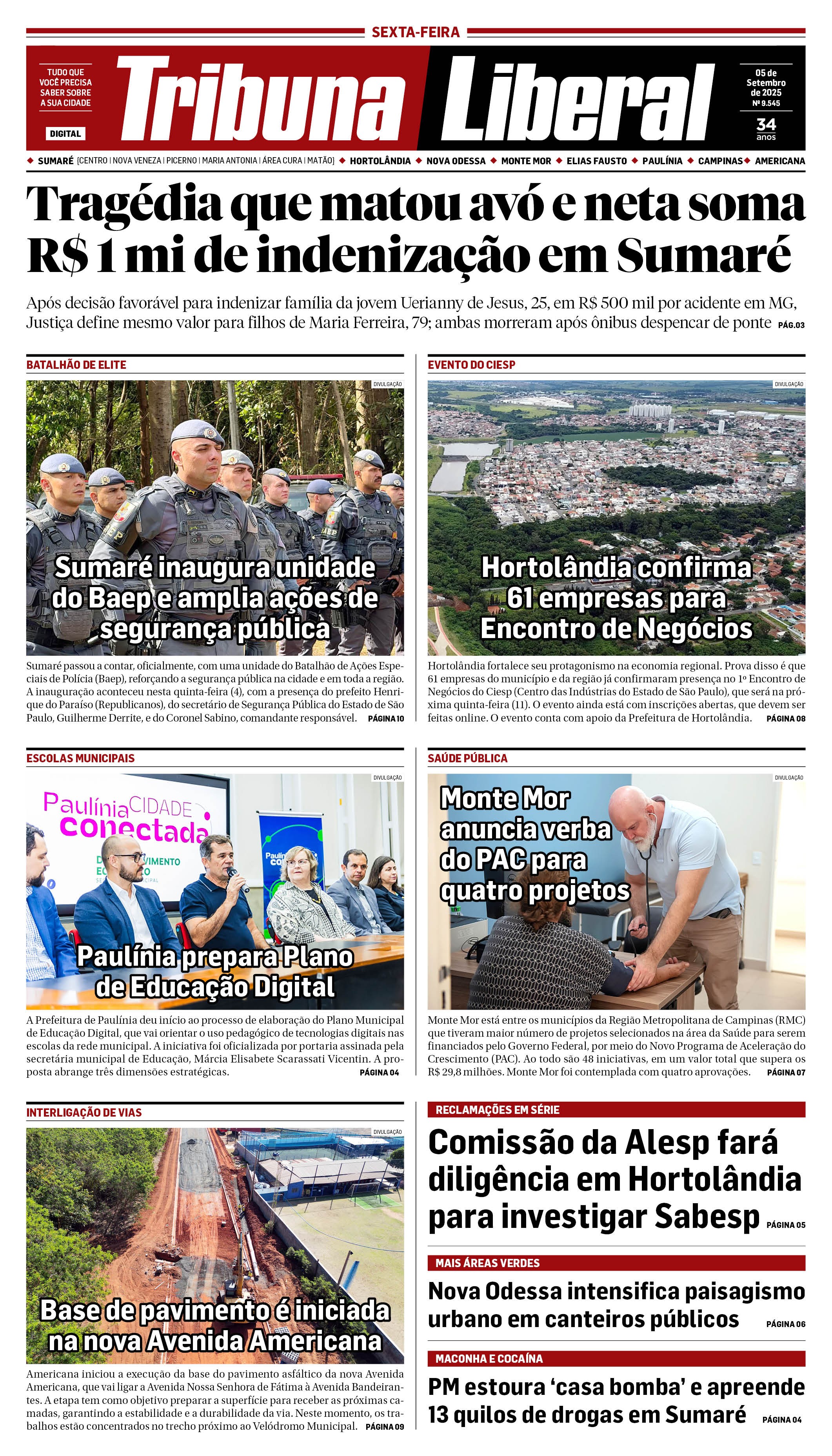 Edição de Sexta-Feira - 05-09-25