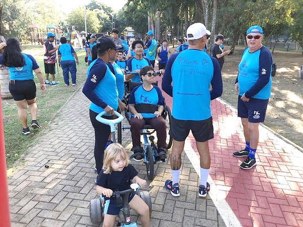 Caminhada marca mês de inclusão de PCDs e envolve hortolandenses