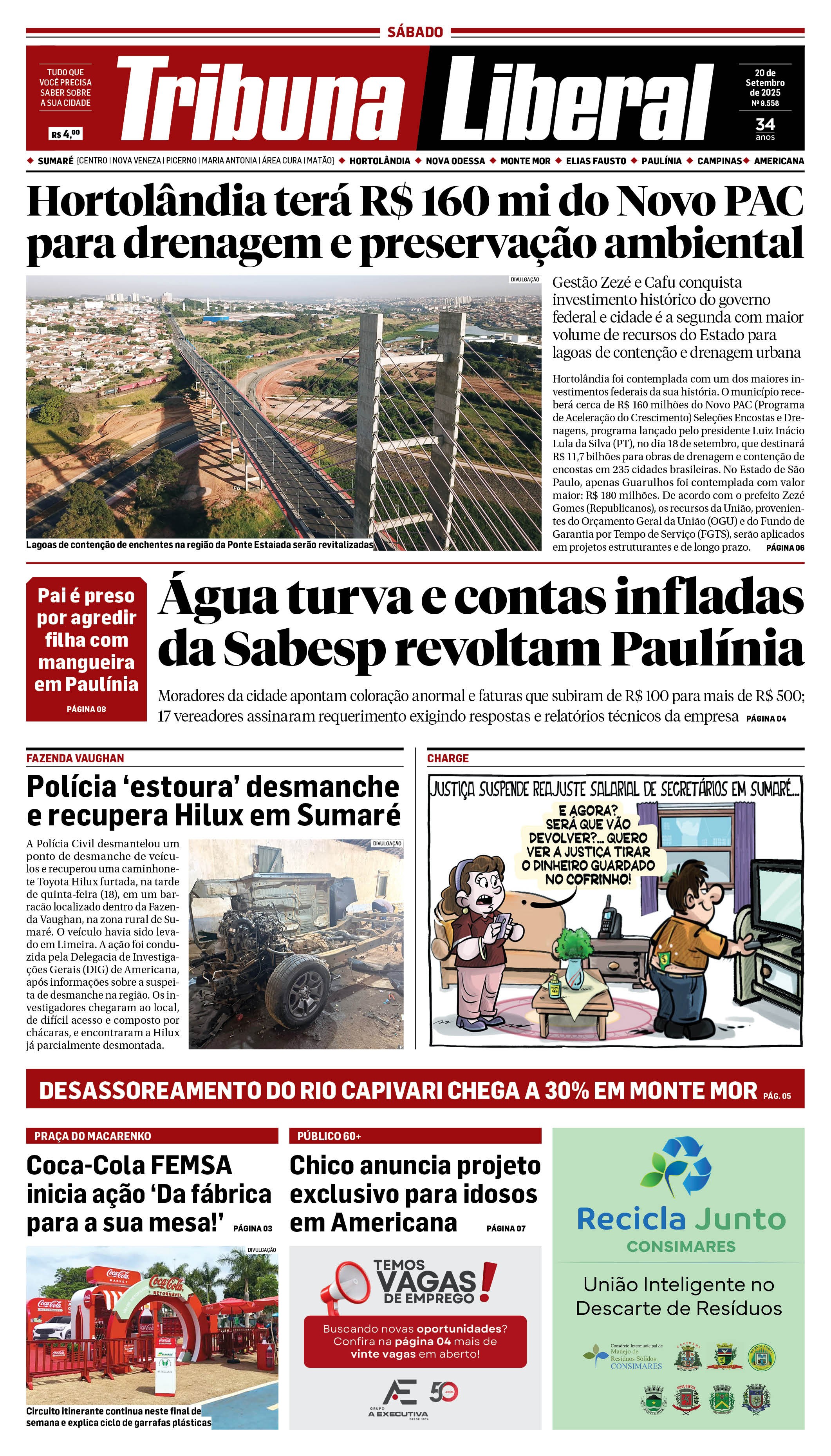 Edição de Sábado - 20-09-2025