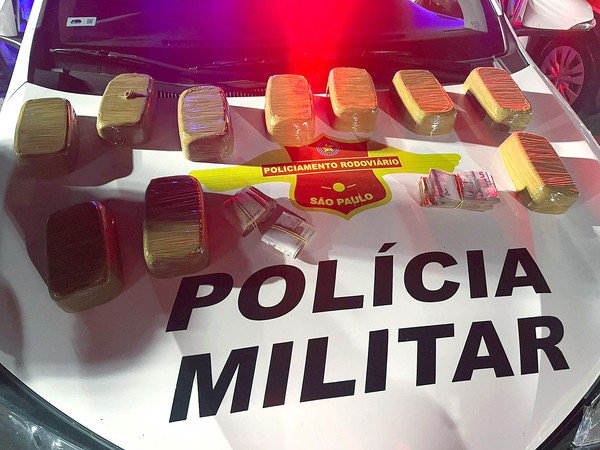 Polícia prende casal boliviano com 10 kg de cocaína em Nova Odessa