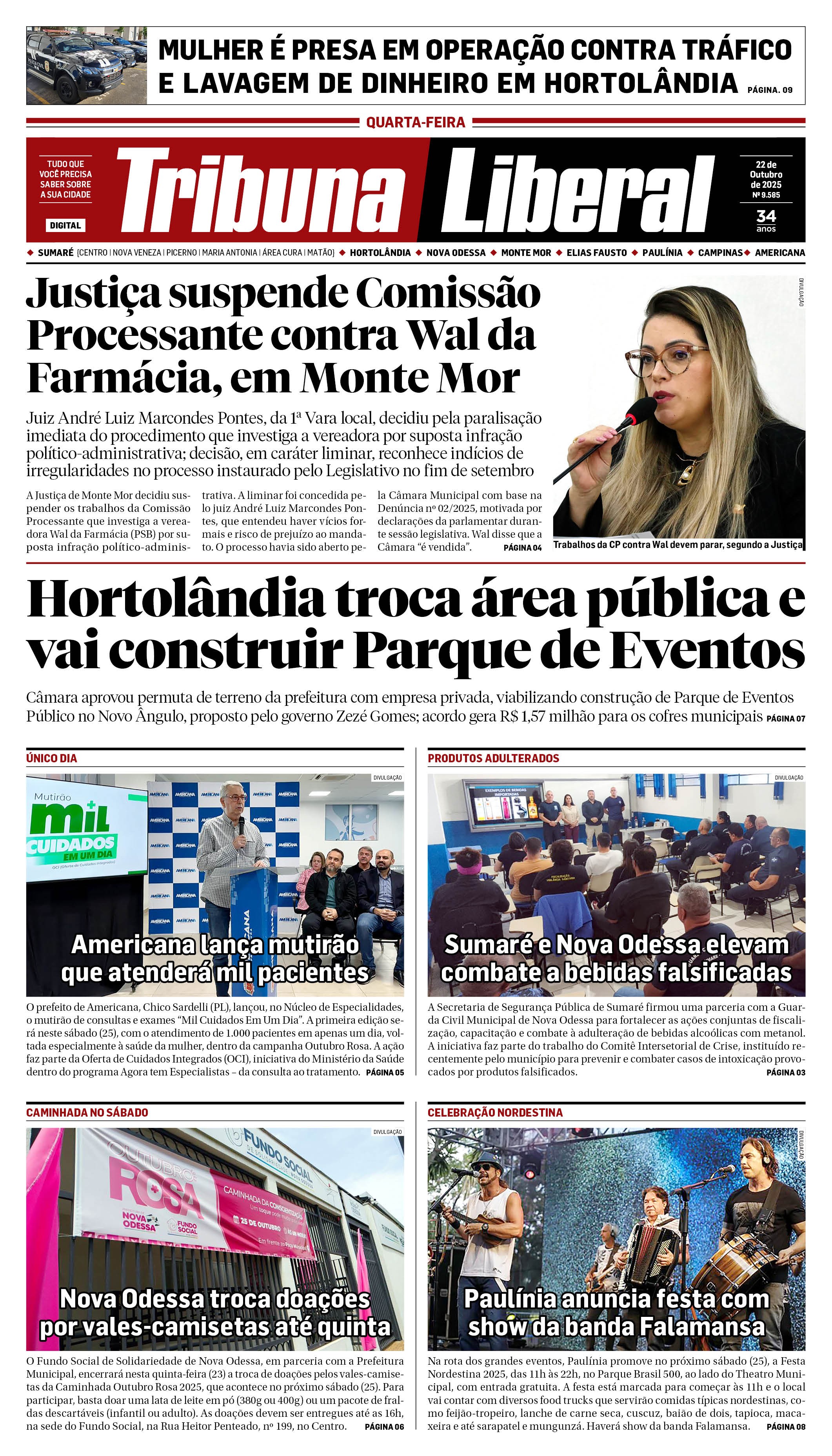 Edição de Quarta-Feira - 22-10-2025