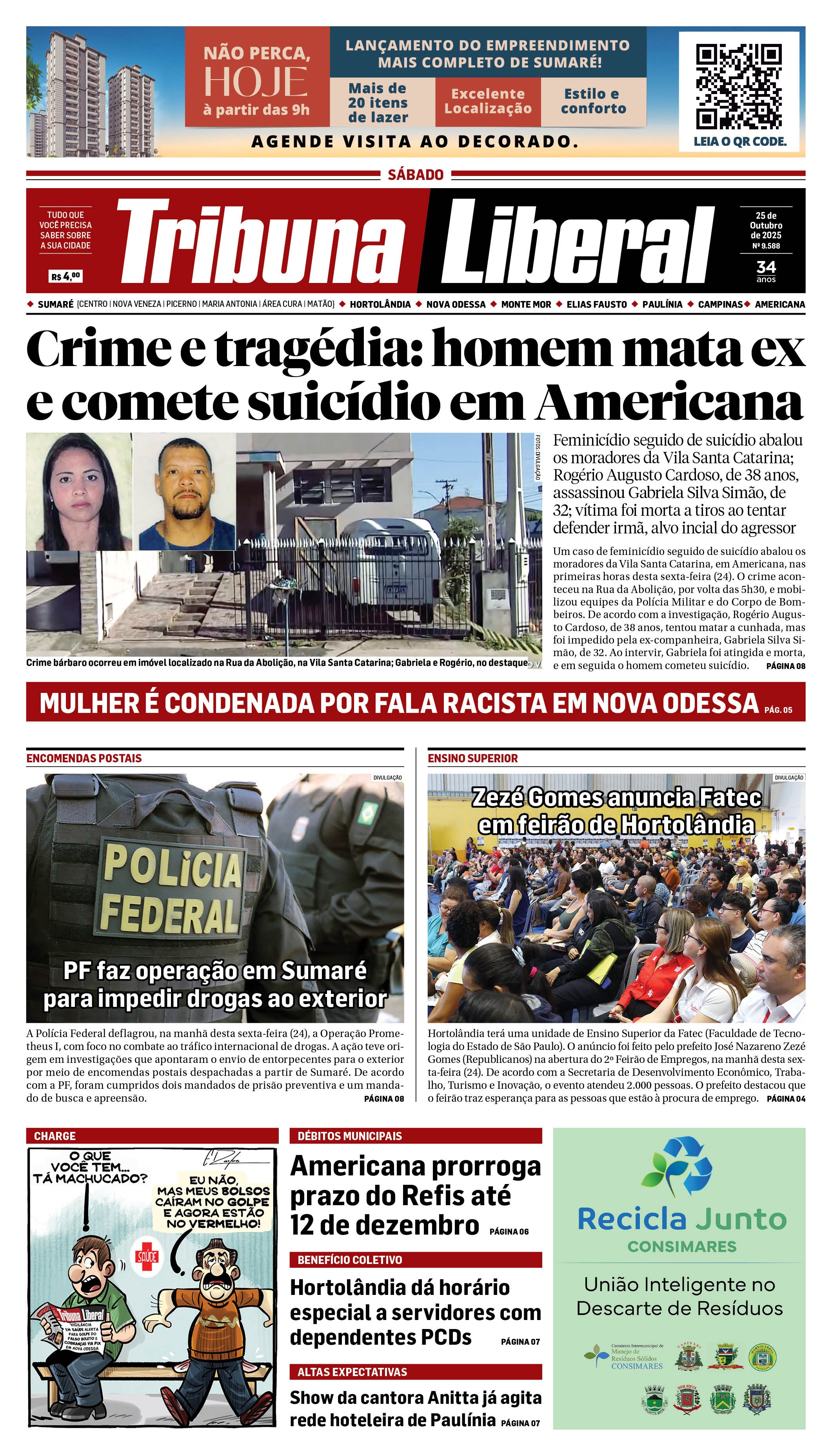Edição de Sábado - 25-10-2025