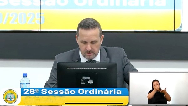 Afastamento de Cafu César é lido na Câmara e será votado em Hortolândia