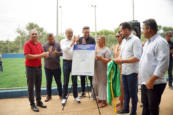 Hortolândia entrega primeira etapa da obra do parque do Jardim Amanda