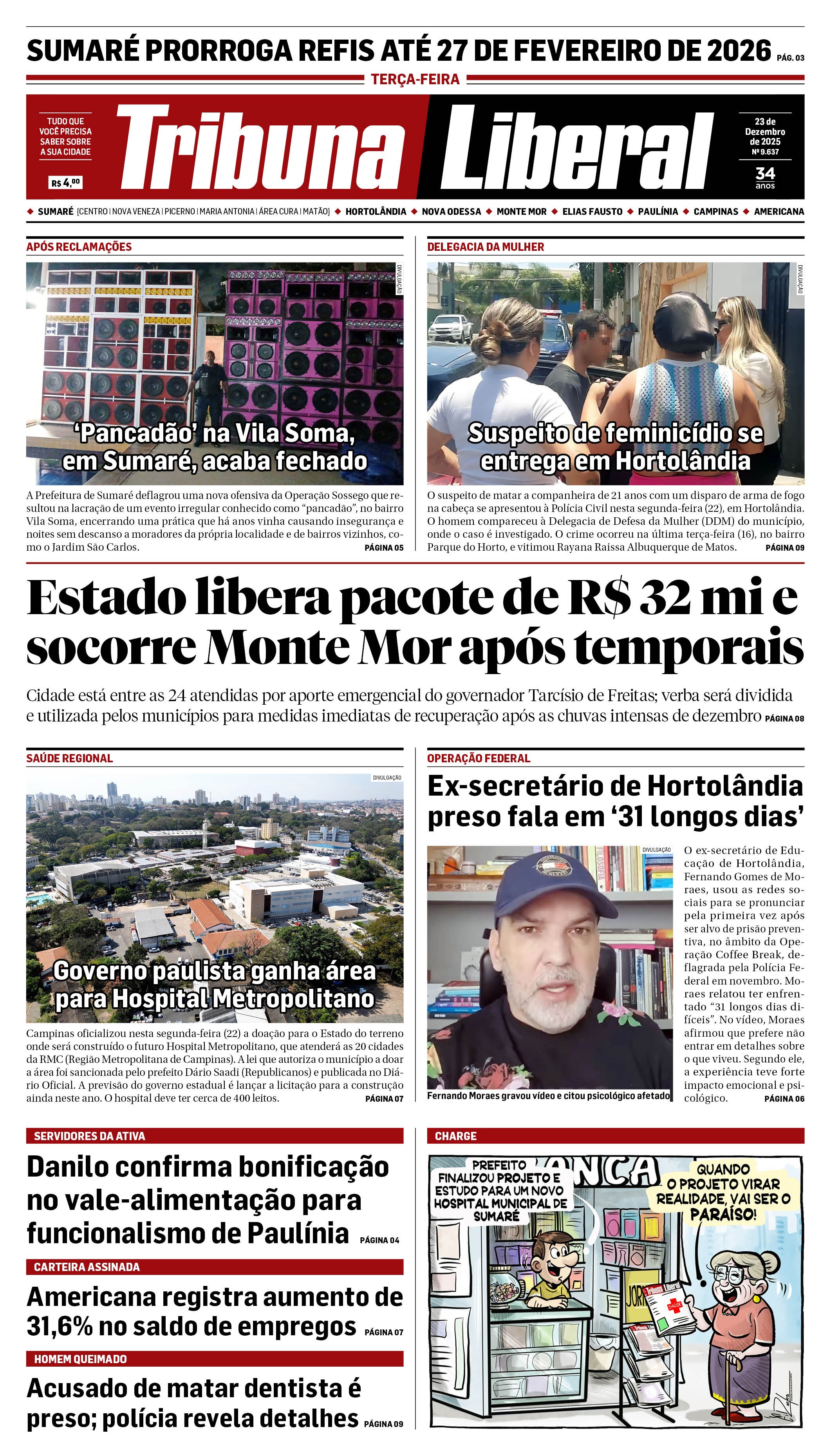 Edição de Terça-Feira - 23-12-2025