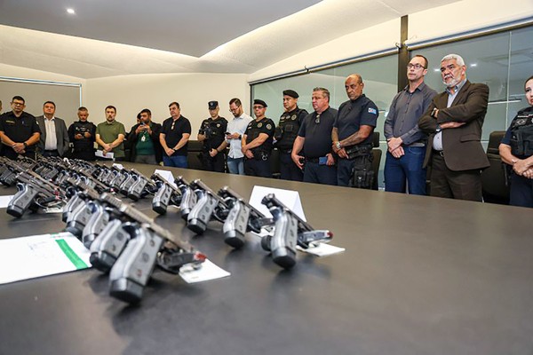 Paulínia doa armamento da GCM para cinco cidades após modernizar acervo