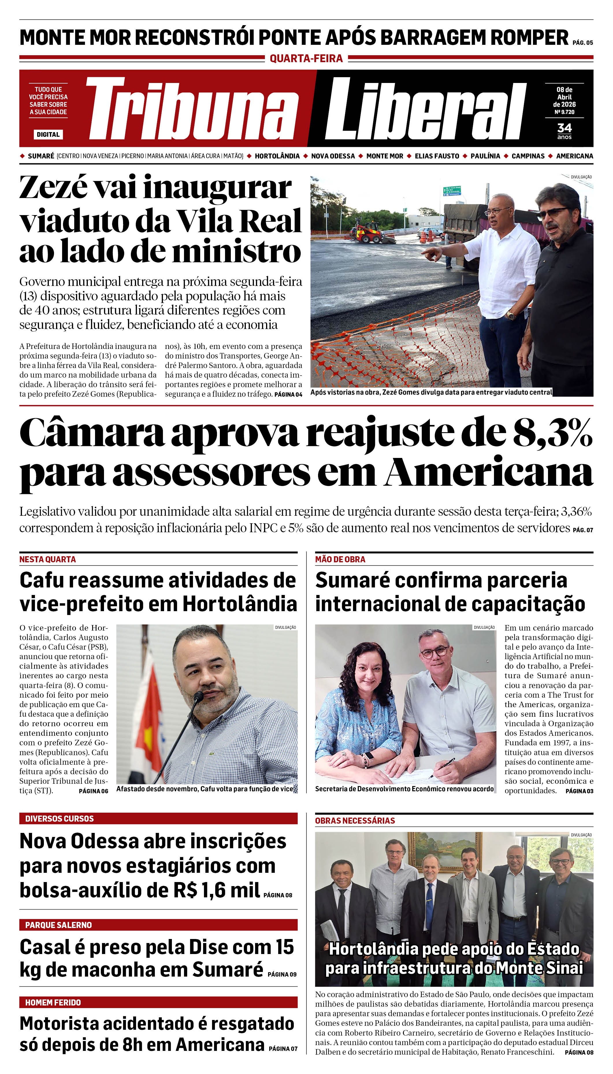 Edição de Quarta-Feira - 08-04-2026