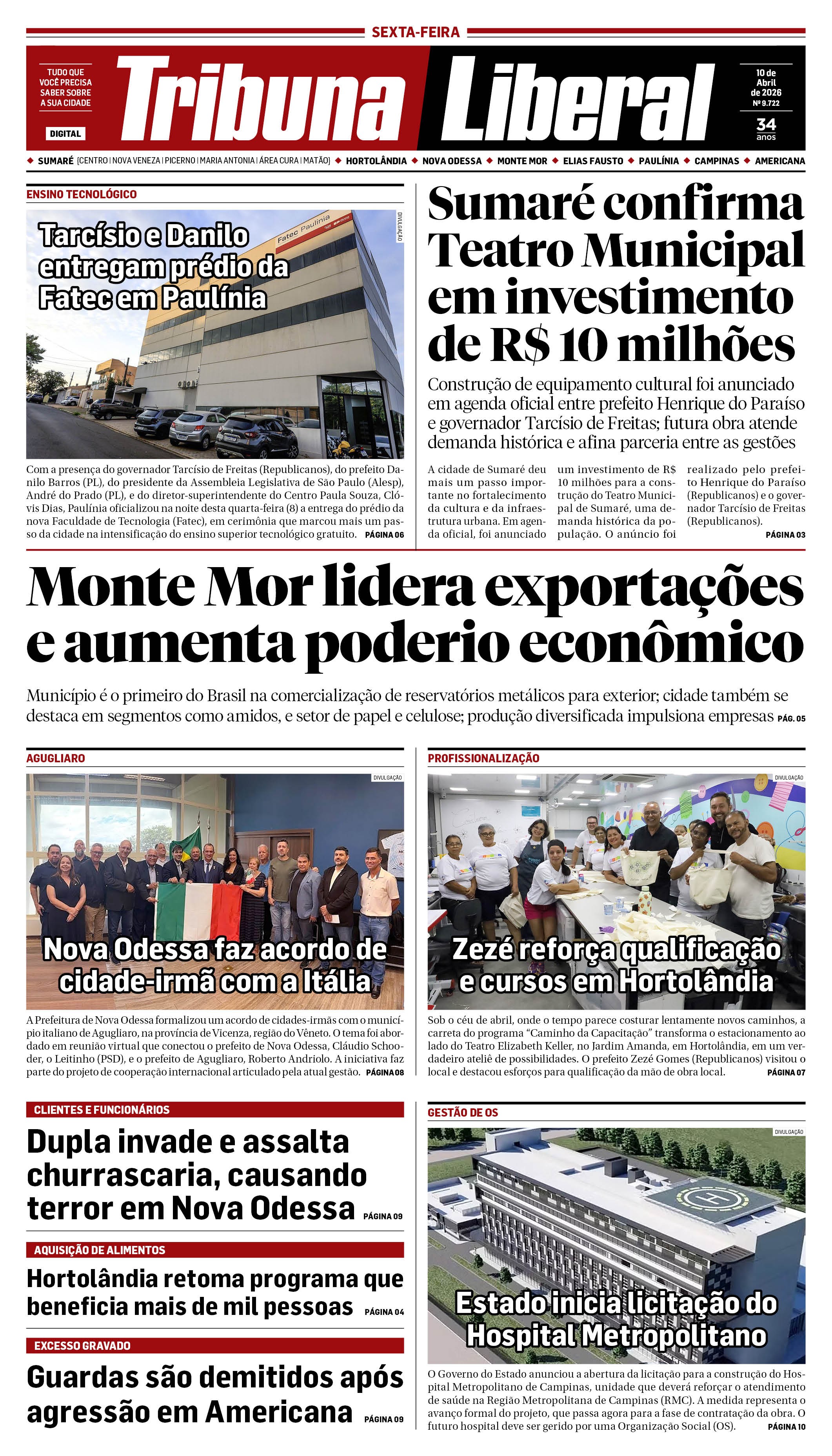 Edição de Sexta-Feira - 10-04-2026