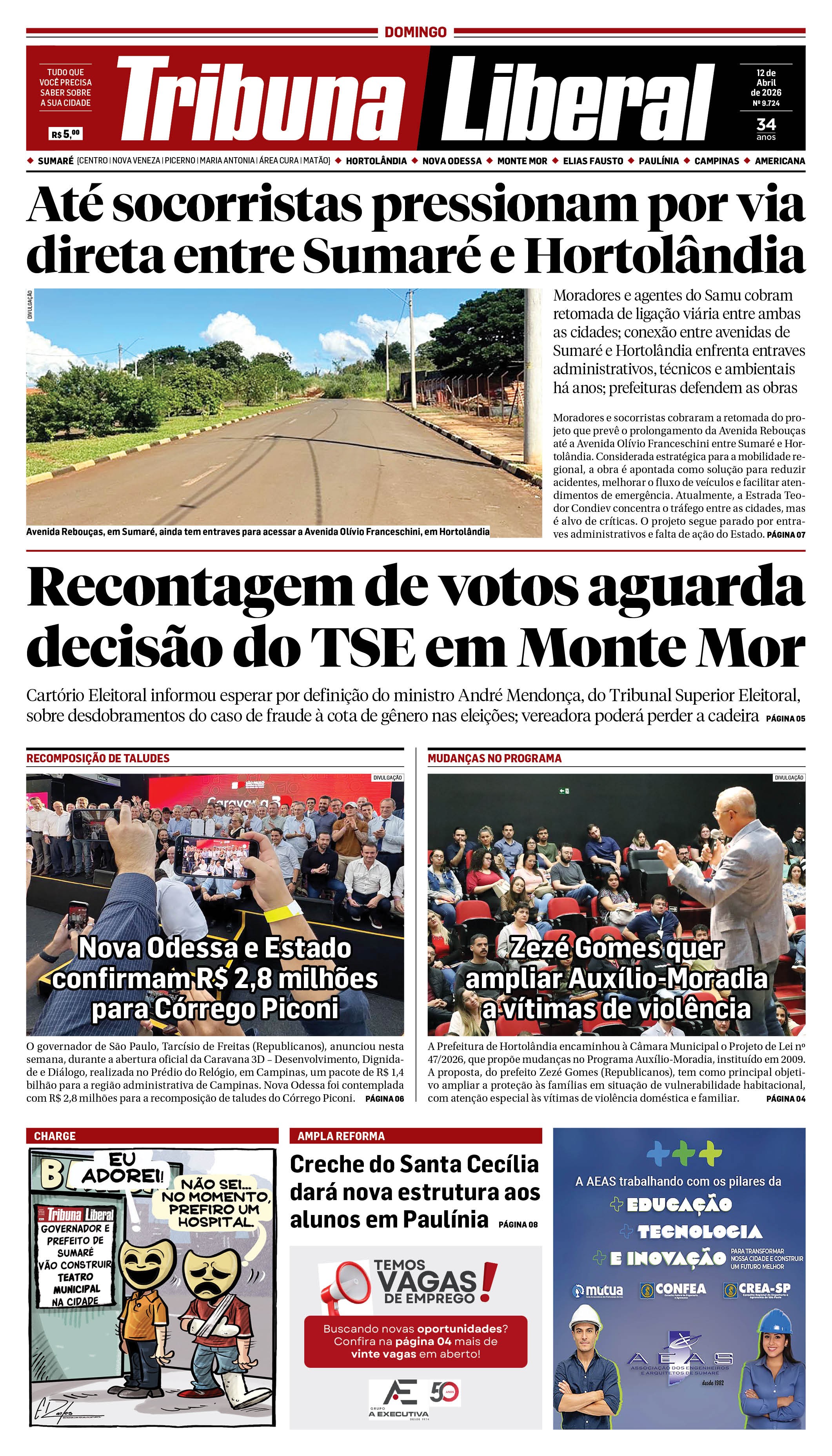Edição de Domingo - 12-04-2026