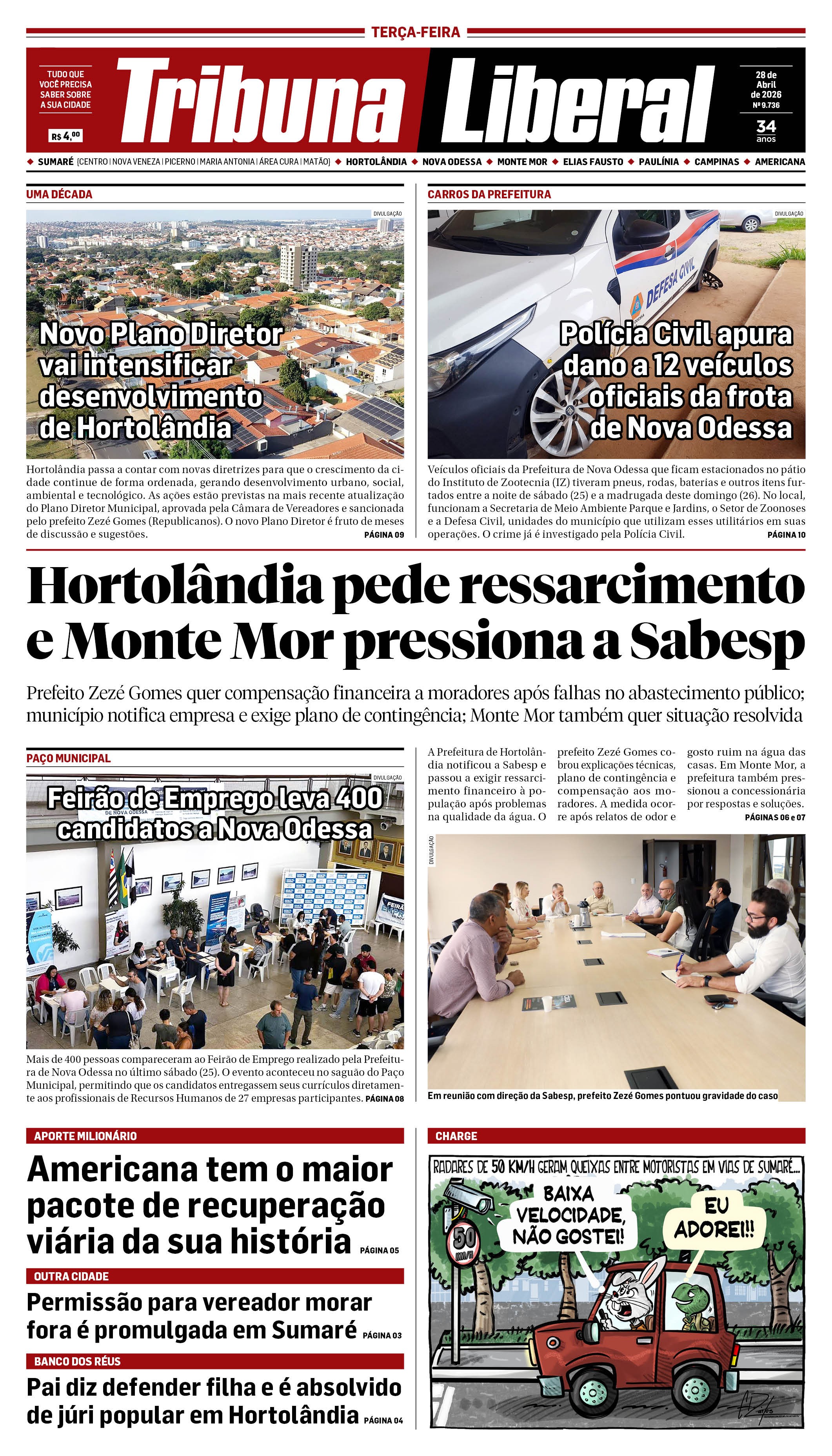 Edição de Terça-Feira - 28-04-2026