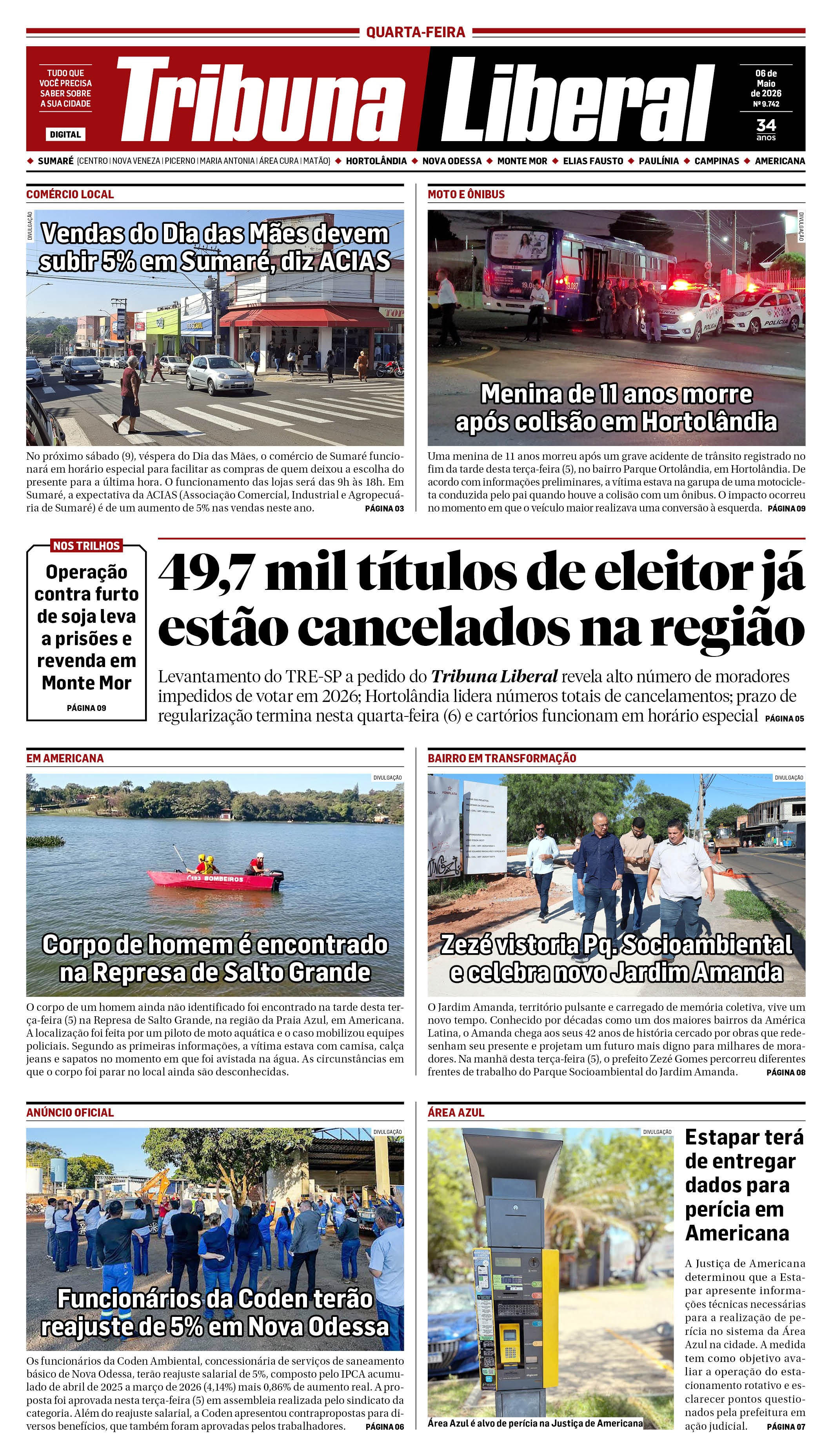 Edição de Quarta-Feira - 06-05-2026