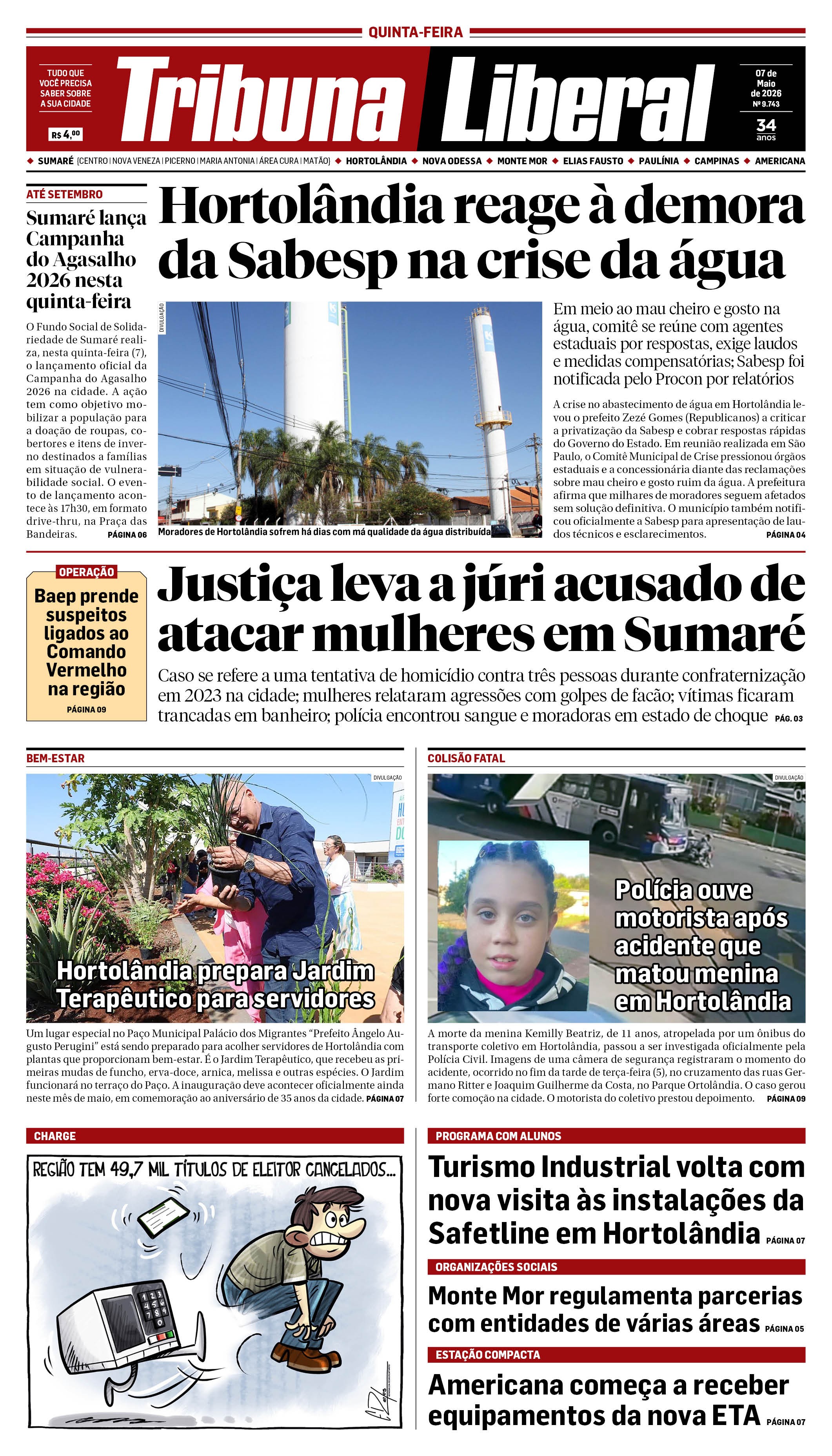 Edição de Quinta-Feira - 07-05-2026