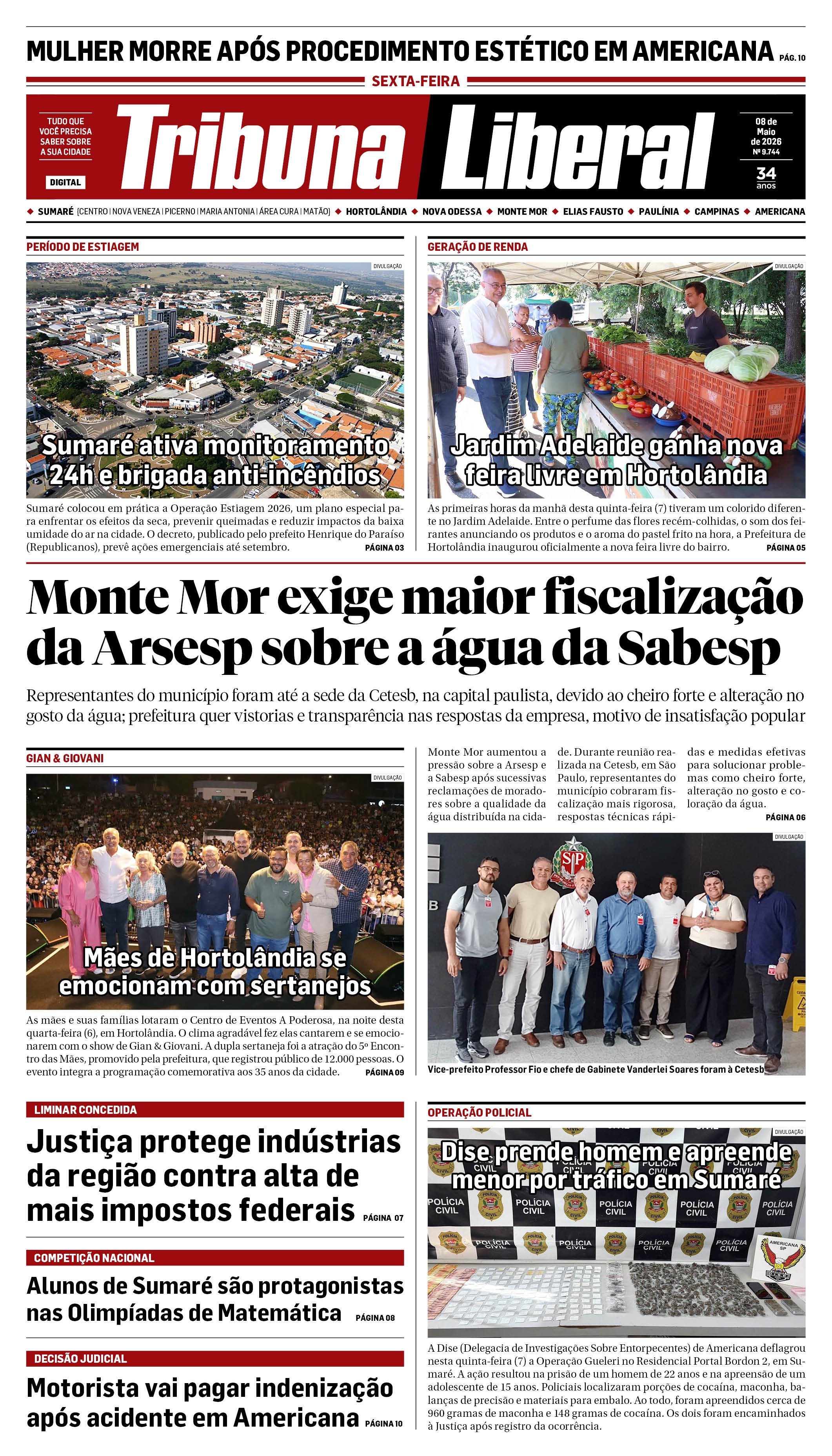 Edição de Sexta-Feira - 08-05-2026