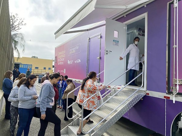 Carreta de mamografia ficará em Hortolândia até a próxima 6ª feira
