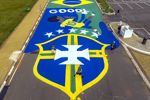 Vila da Copa é criada e transmite jogos da Seleção em Paulínia