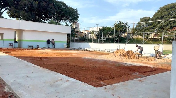 Avança obra do Complexo Esportivo Santa Luiza-Triunfo em Nova Odessa