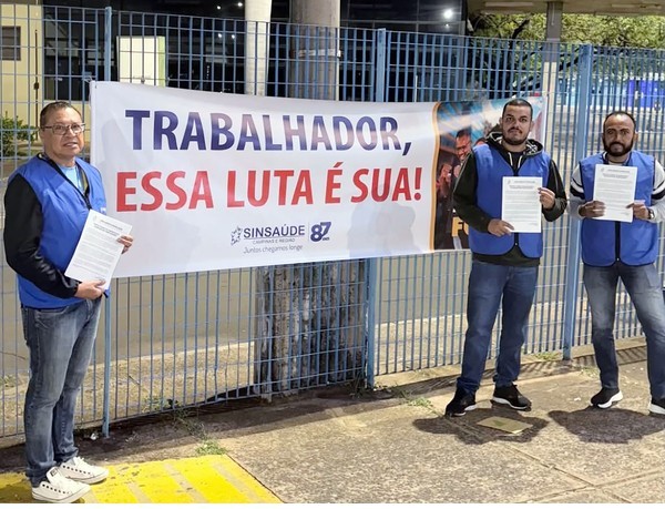 Funcionários do HES cobram reajuste salarial em Sumaré