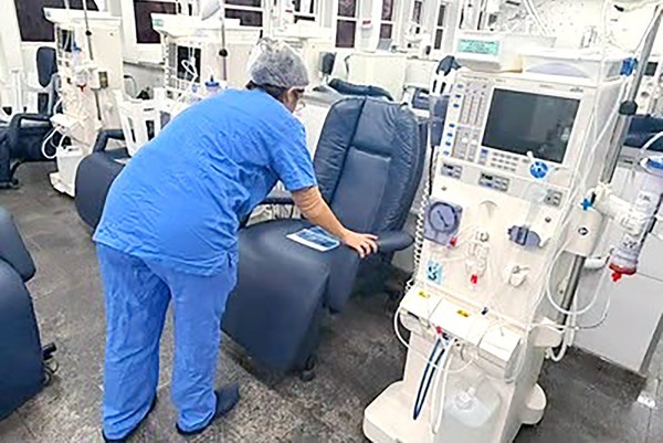 Hemodiálise do HM de Americana renova poltronas e amplia conforto de pacientes