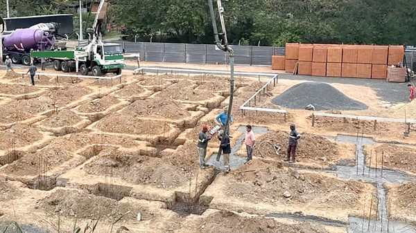 Construção da Nova UBS do Jardim Nova Alvorada avança em Monte Mor