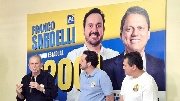 Franco Sardelli reúne ex-prefeito Manoel Samartin, vereador Pelé e lideranças em Nova Odessa