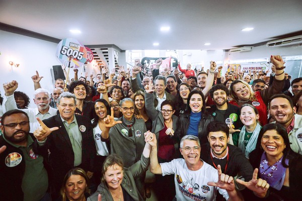 Ao lado de Haddad em Hortolândia, Marina cobra Tarcísio sobre a água