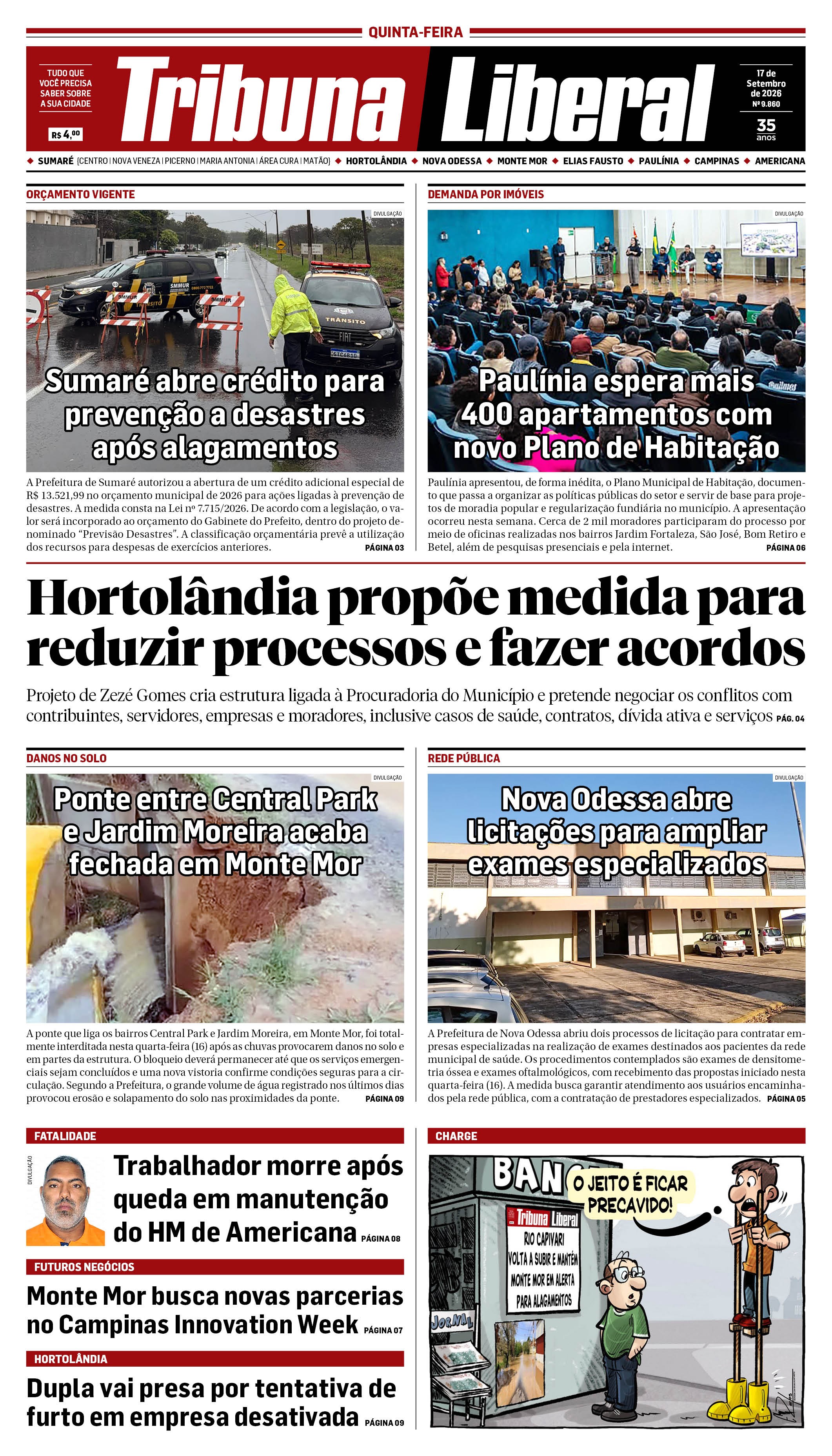 Edição de Quinta-Feira - 17-09-2026